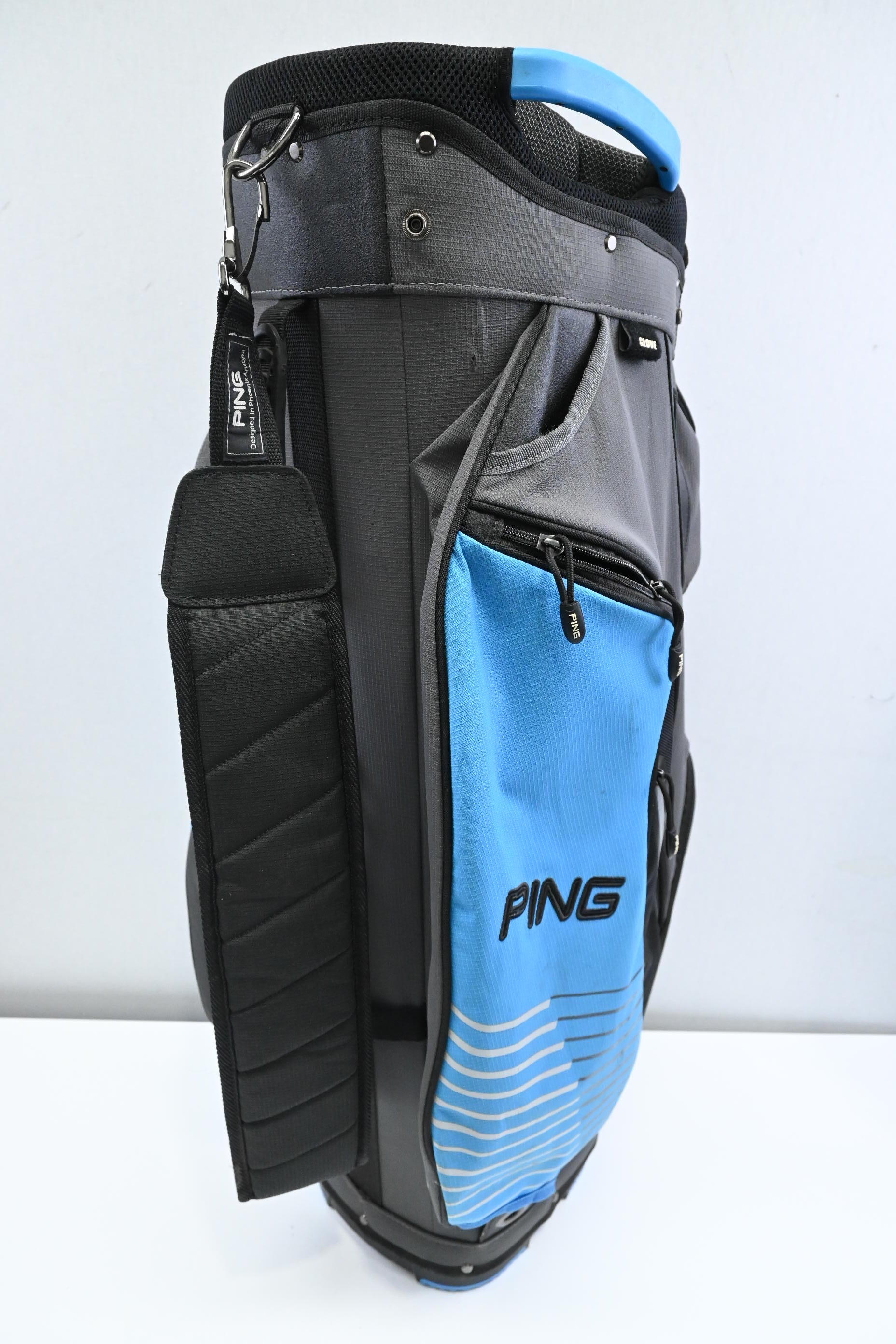 Ping Pioneer Cart Bag / 14-Way Divider / Blue, Black