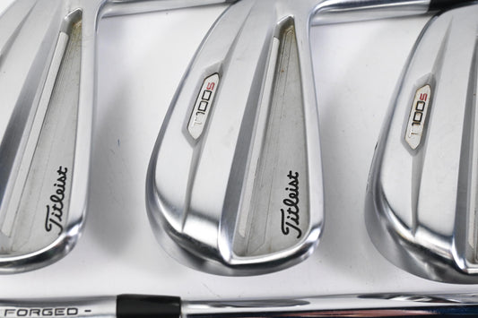 Titleist T100 2021 Irons / 5-PW+GW / Stiff Flex AMT Tour White S300 Shafts