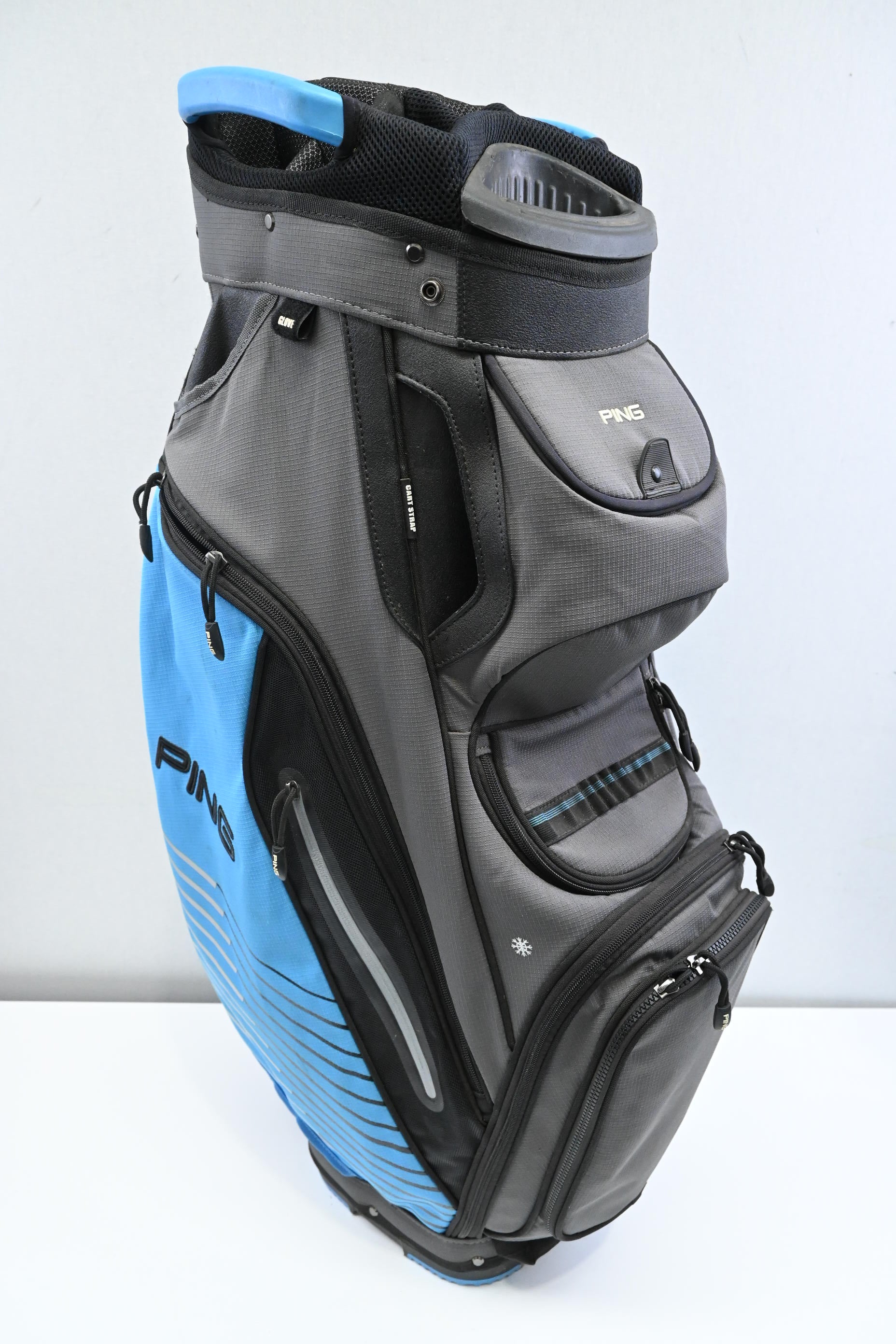 Ping Pioneer Cart Bag / 14-Way Divider / Blue, Black