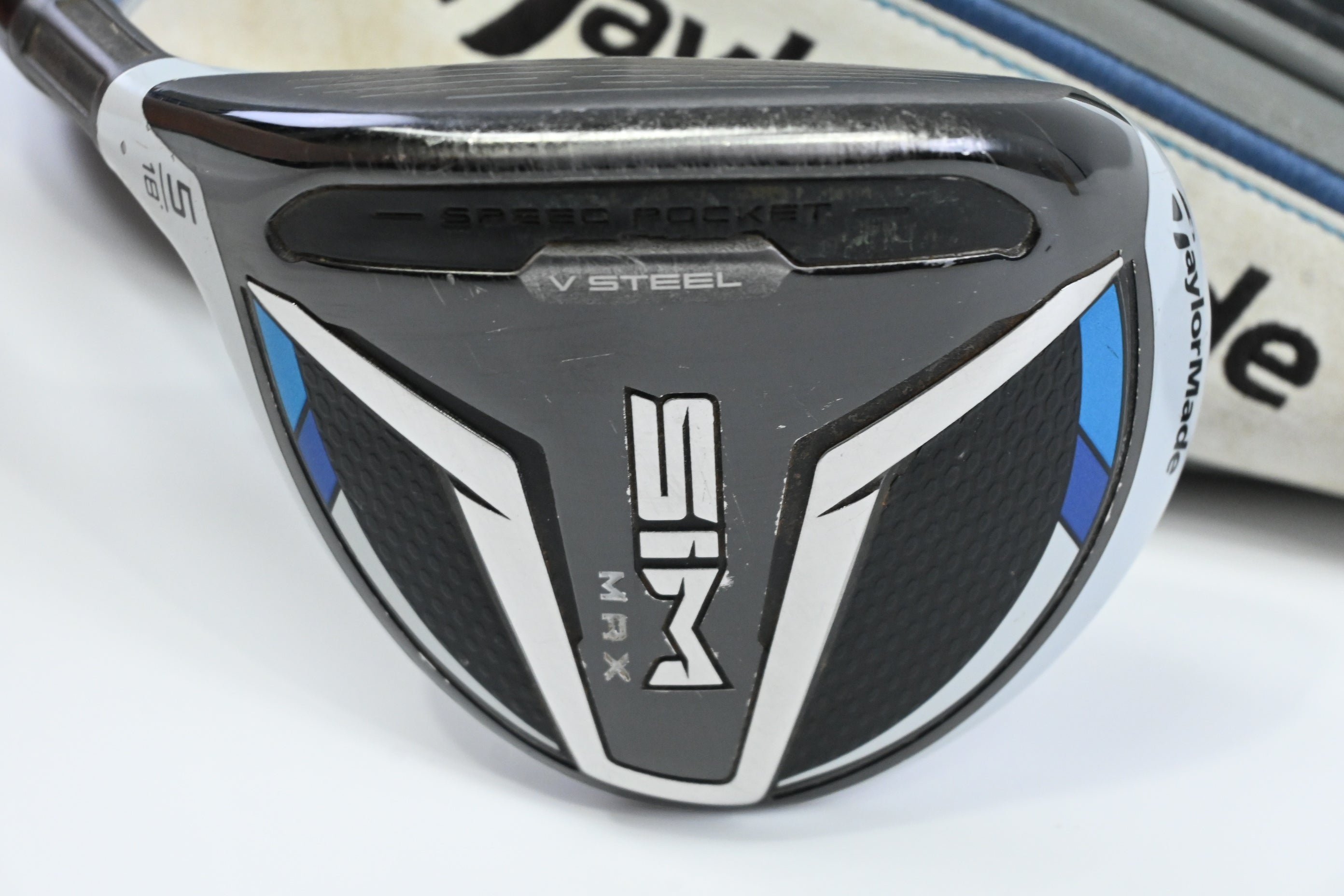 Left Hand Taylormade SIM Max #5 Wood / 18 Degree / Regular Flex Ventus Blue 5