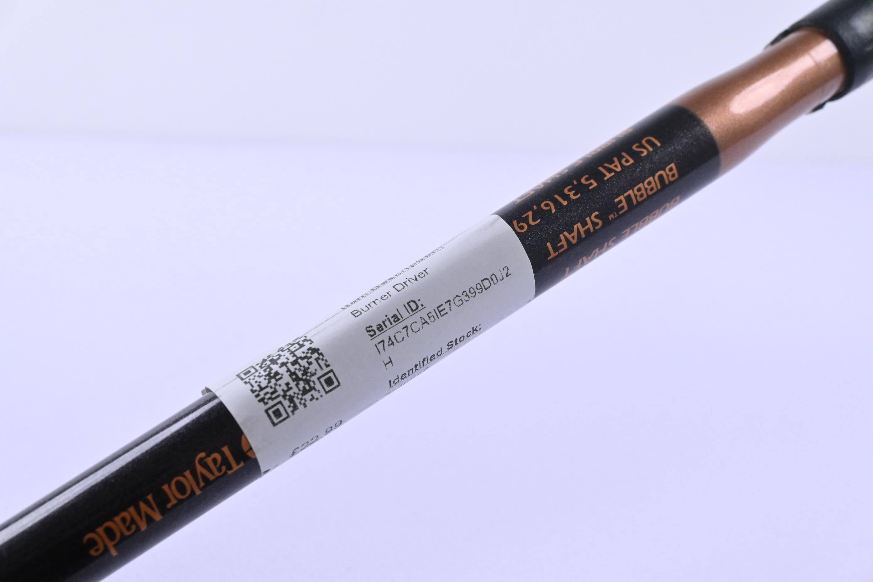 Taylormade Burner Driver / 10.5 Degree / Regular Flex Bubble 80 Shaft