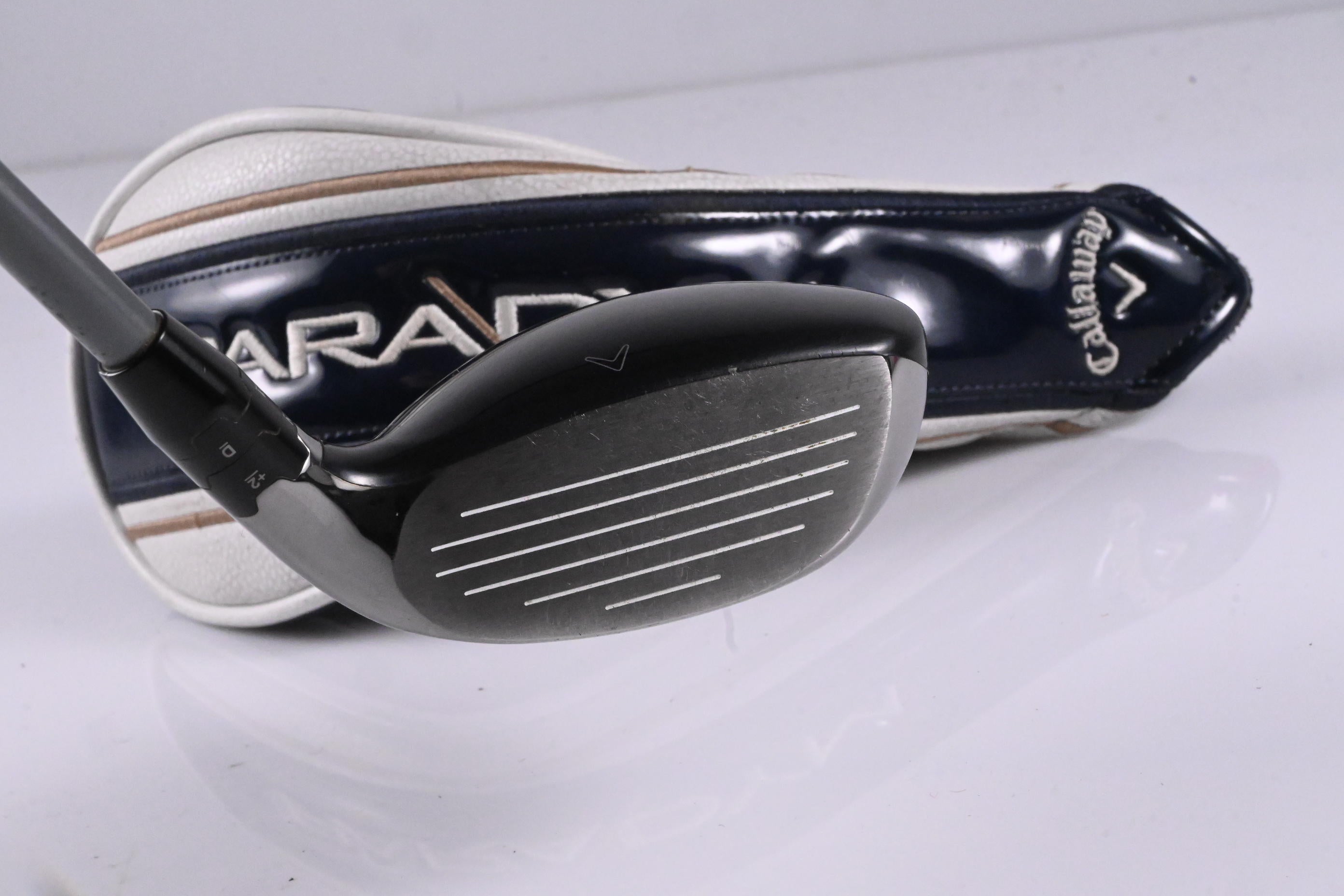 Left Hand Callaway Paradym X #4 Hybrid / 21 Degree / Stiff Flex HZRDUS Silver 75