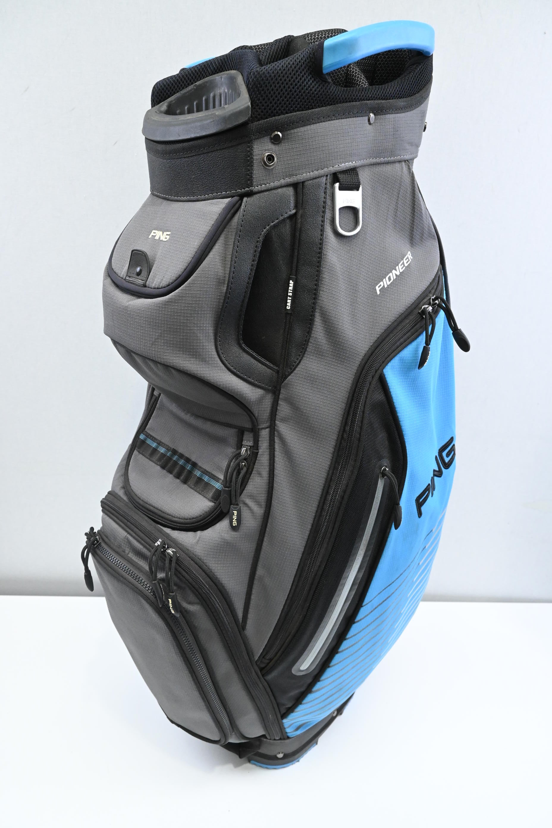 Ping Pioneer Cart Bag / 14-Way Divider / Blue, Black