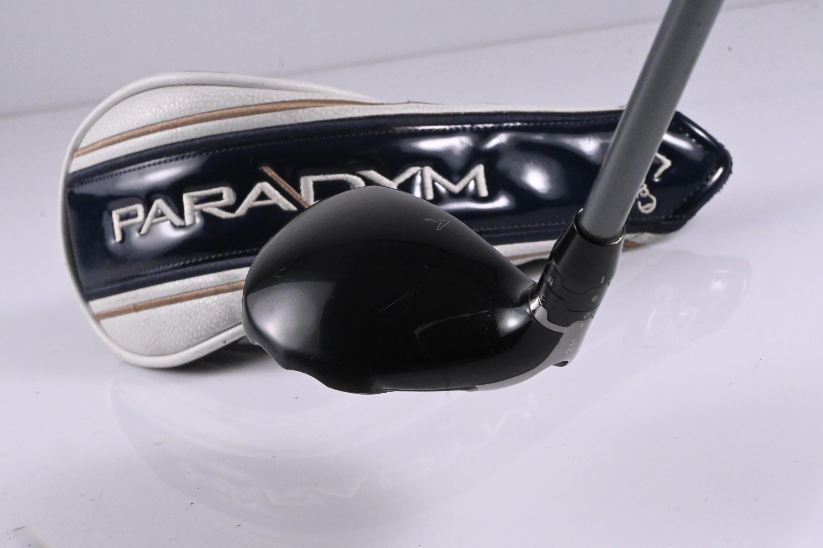 Left Hand Callaway Paradym X #4 Hybrid / 21 Degree / Stiff Flex HZRDUS Silver 75