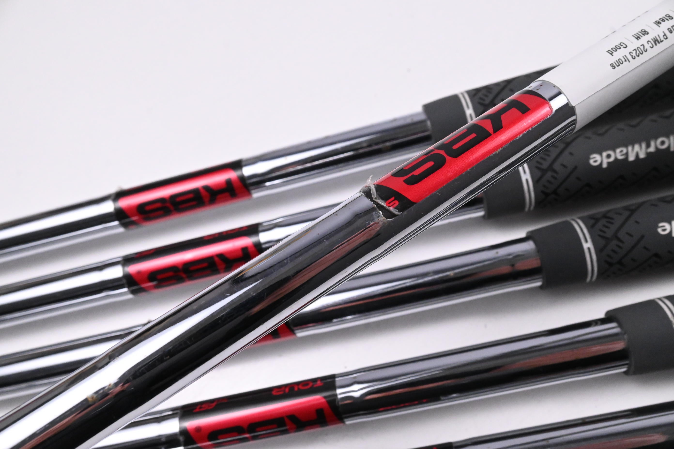 Taylormade P7MC 2023 Irons / 5-PW / Stiff Flex KBS Tour Shafts