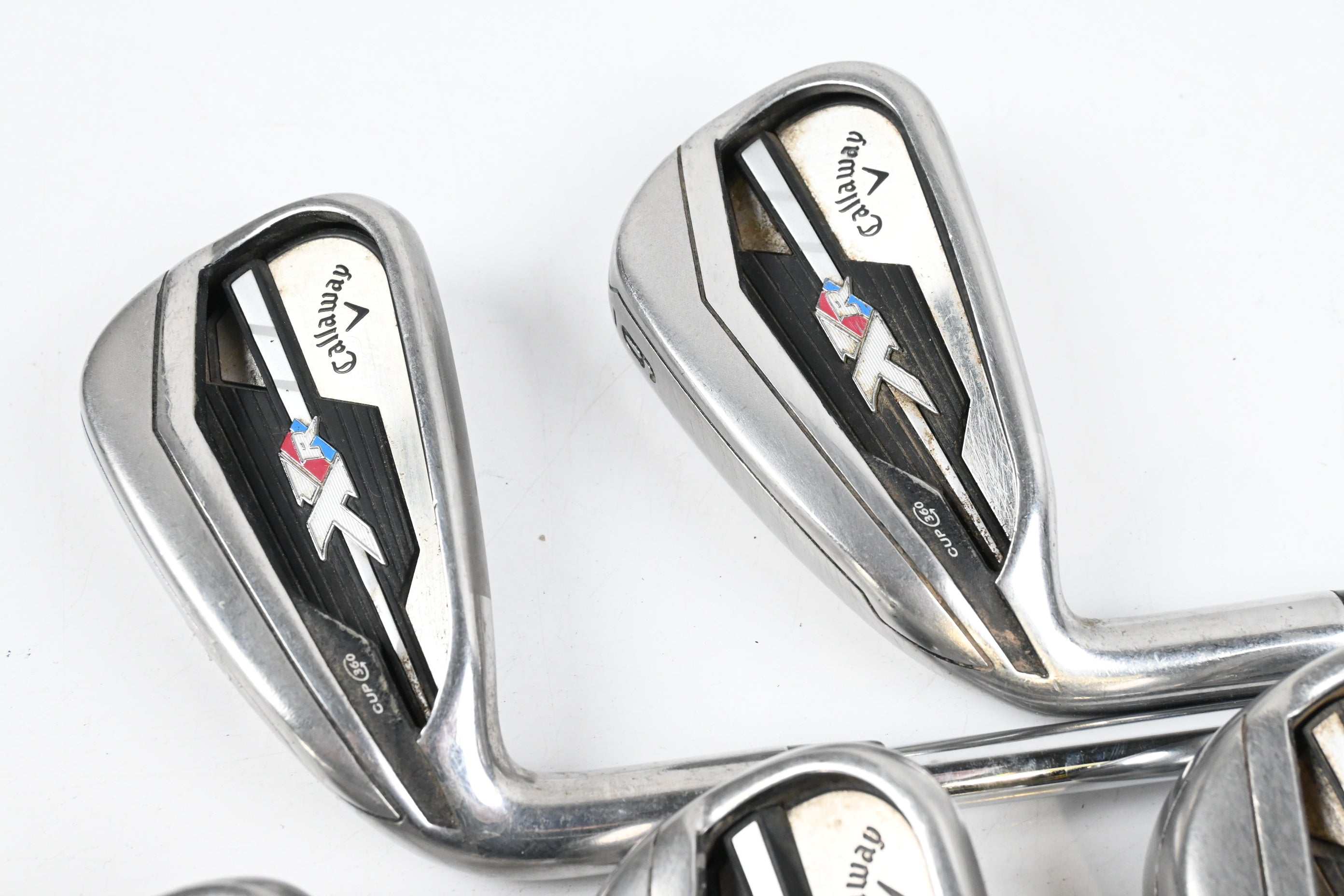 Left Hand Callaway XR Irons / 5-9i / Regular Flex Speedstep 80 Shafts