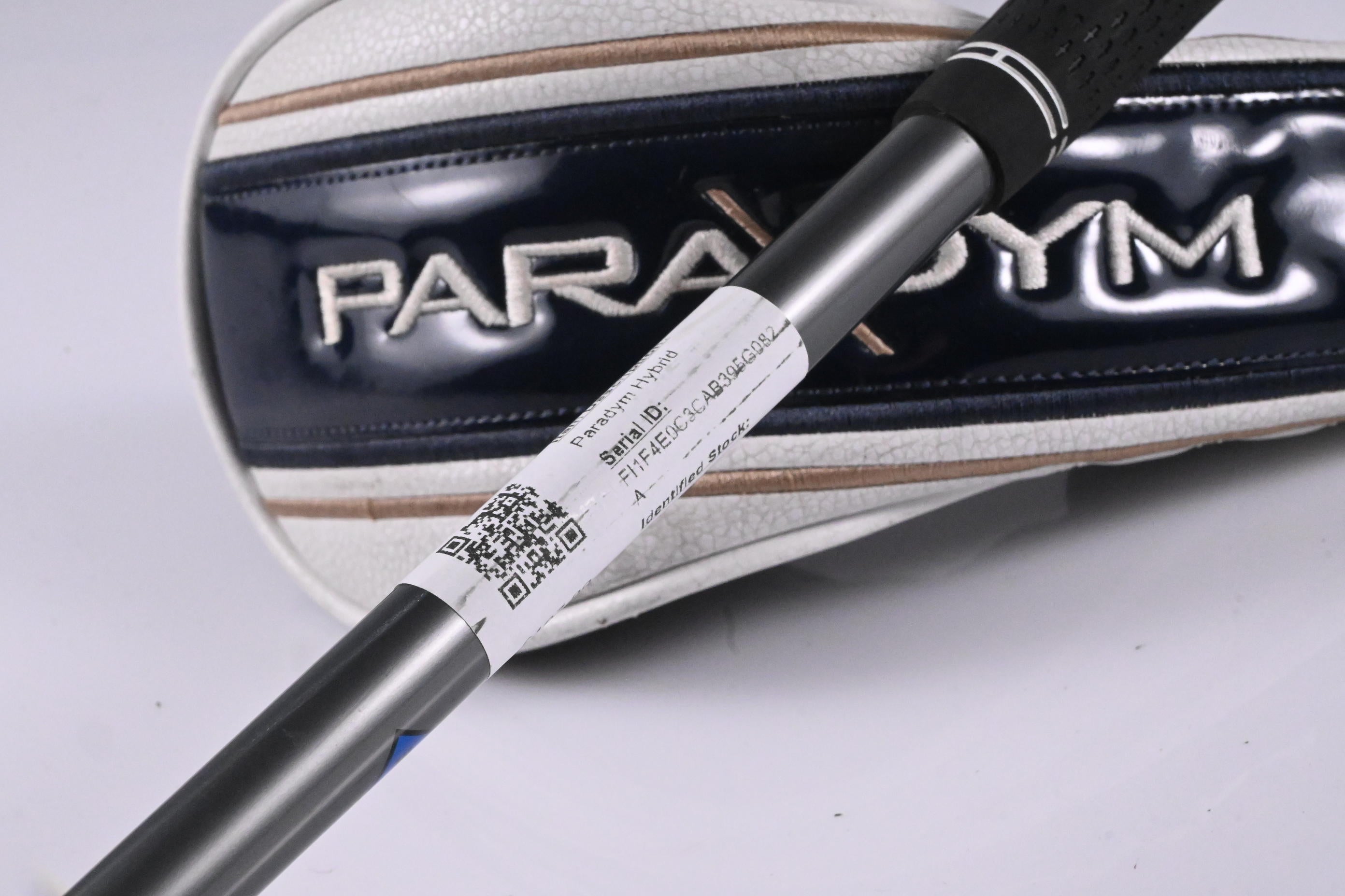Left Hand Callaway Paradym X #4 Hybrid / 21 Degree / Stiff Flex HZRDUS Silver 75