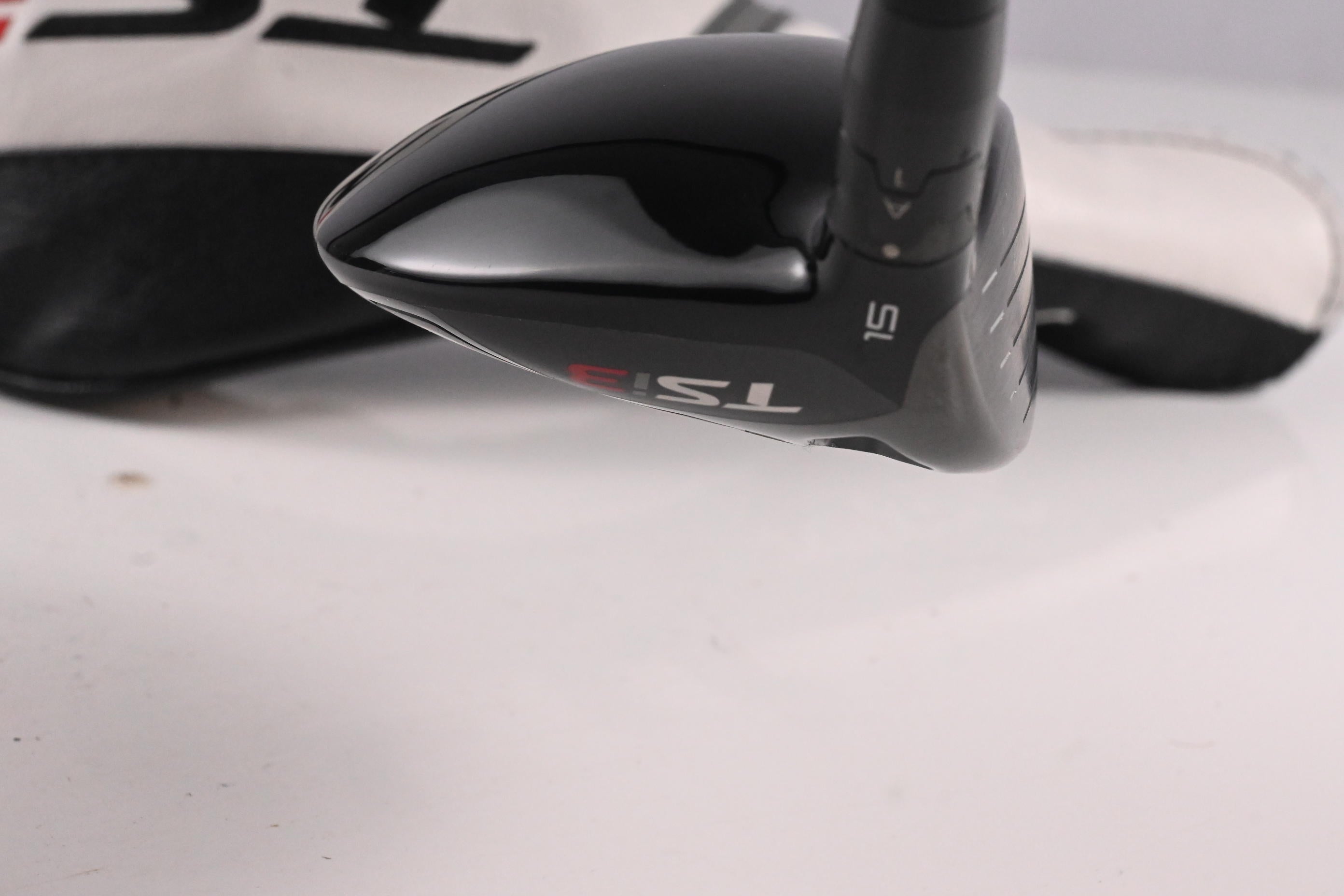 Left Hand Titleist TSi3 #3 Wood / 15 Degree / Stiff Flex HZRDUS GEN4 Black 70
