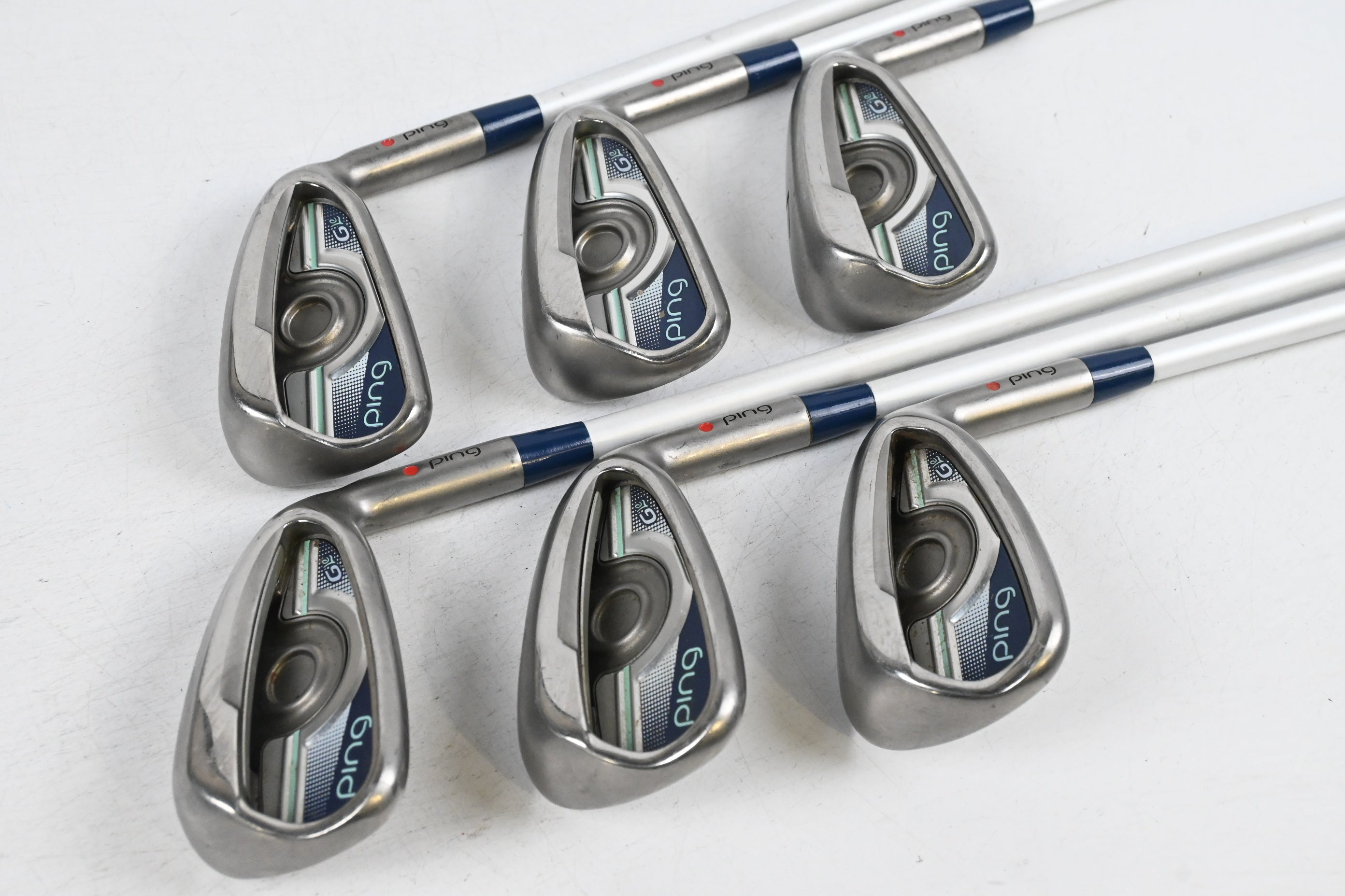 Ladies Ping G Le Irons / 5-PW / Orange Dot / Ladies Ping ULT230 Shafts