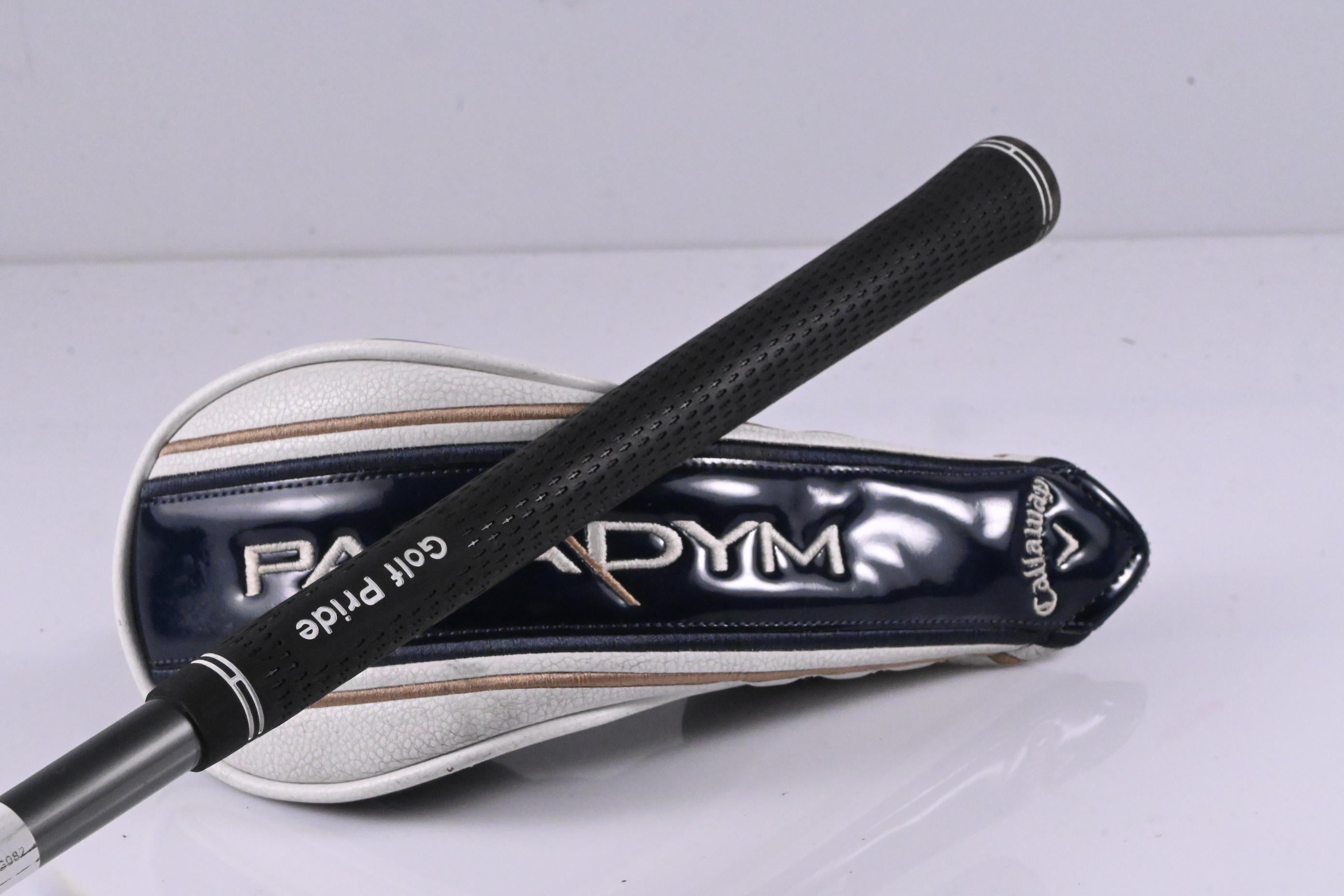 Left Hand Callaway Paradym X #4 Hybrid / 21 Degree / Stiff Flex HZRDUS Silver 75