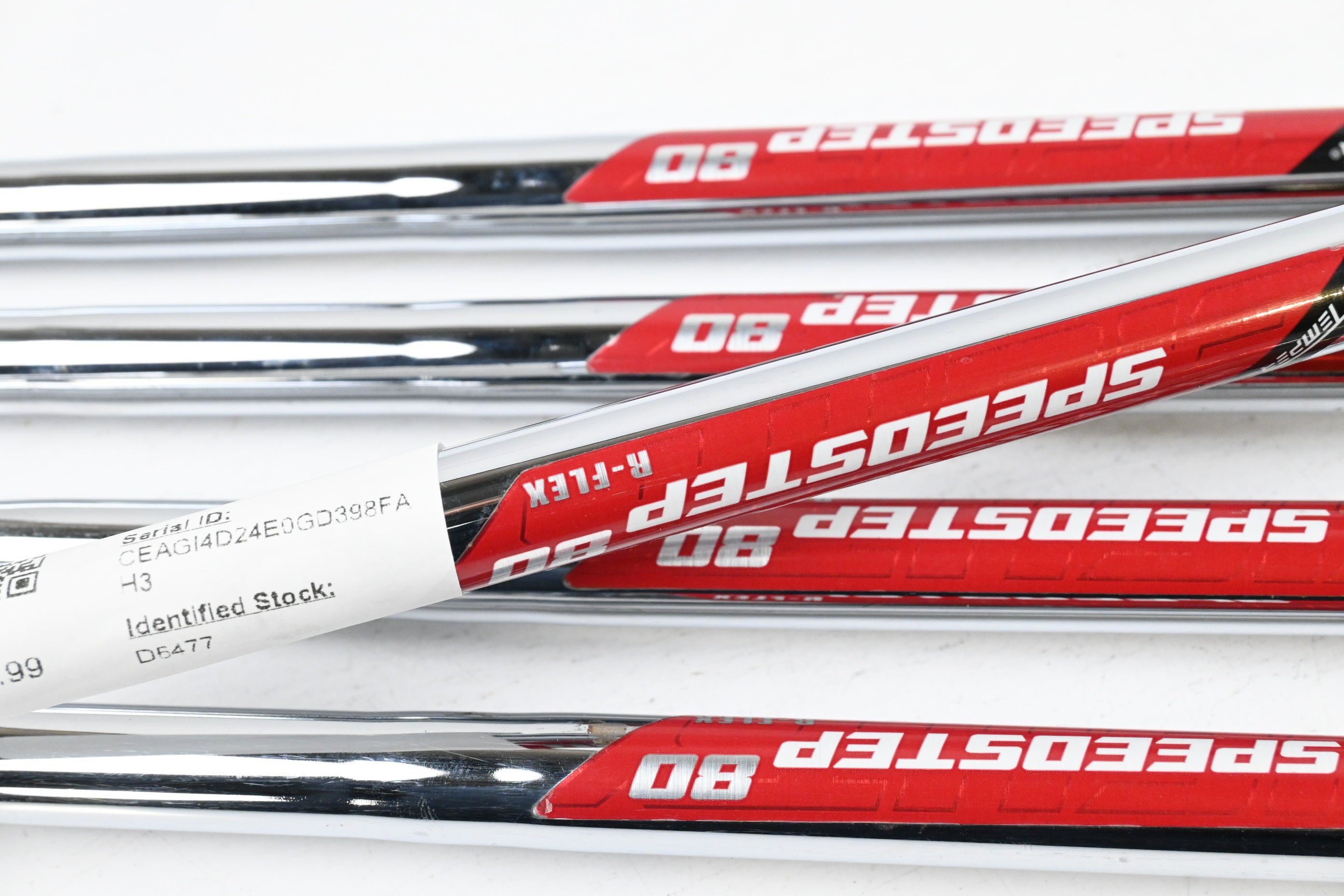 Left Hand Callaway XR Irons / 5-9i / Regular Flex Speedstep 80 Shafts