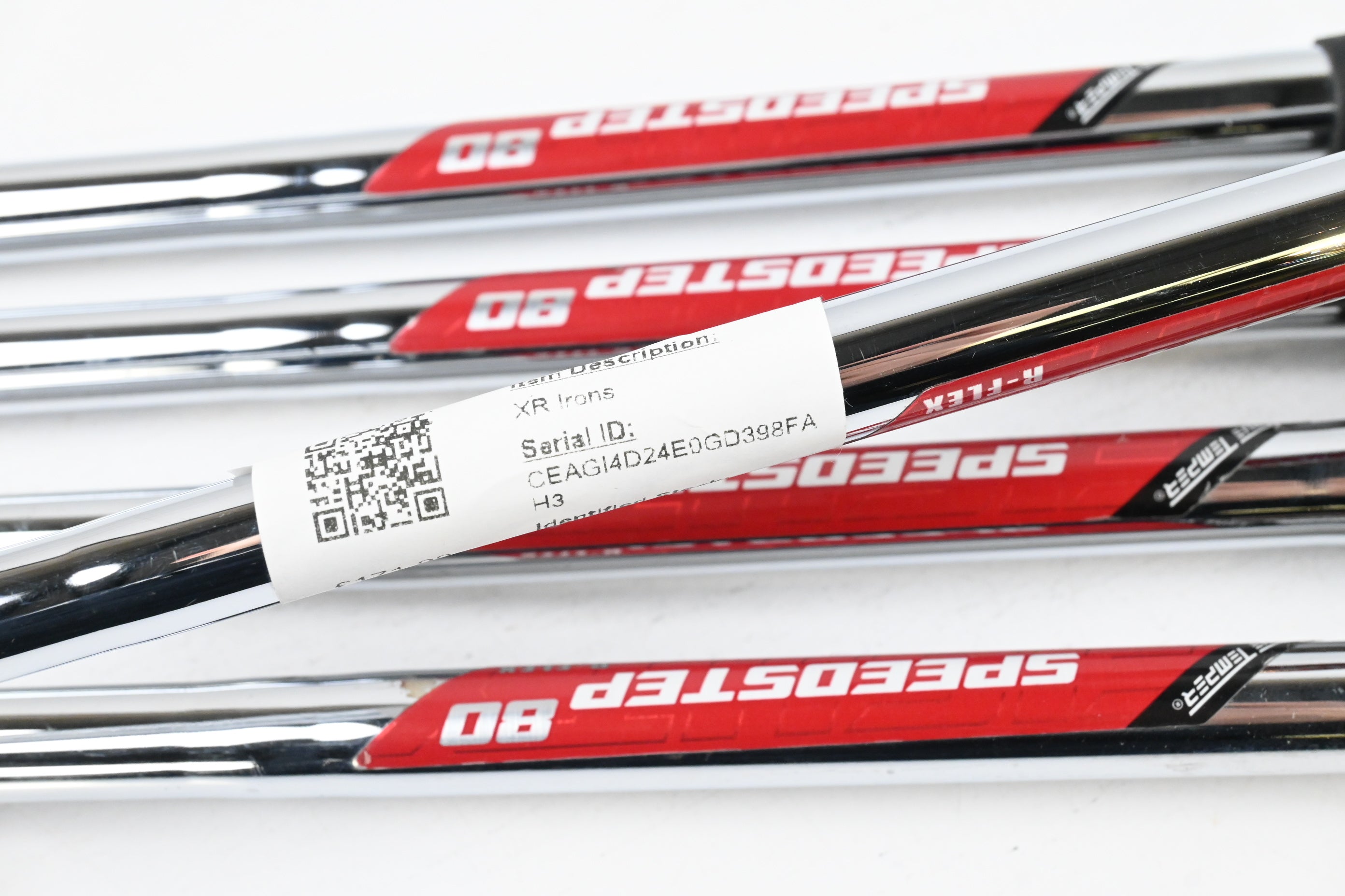 Left Hand Callaway XR Irons / 5-9i / Regular Flex Speedstep 80 Shafts