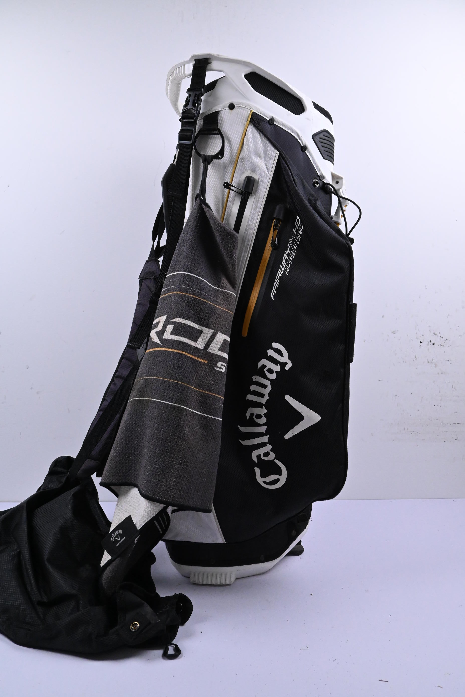 Callaway Fairway 14 HD Stand Bag / 14-Way Divider / White, Black & Gold