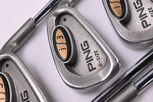 Ping i3 O-Size Irons / 3-PW+LW / Black Dot / Stiff Flex Ping JZ Shafts