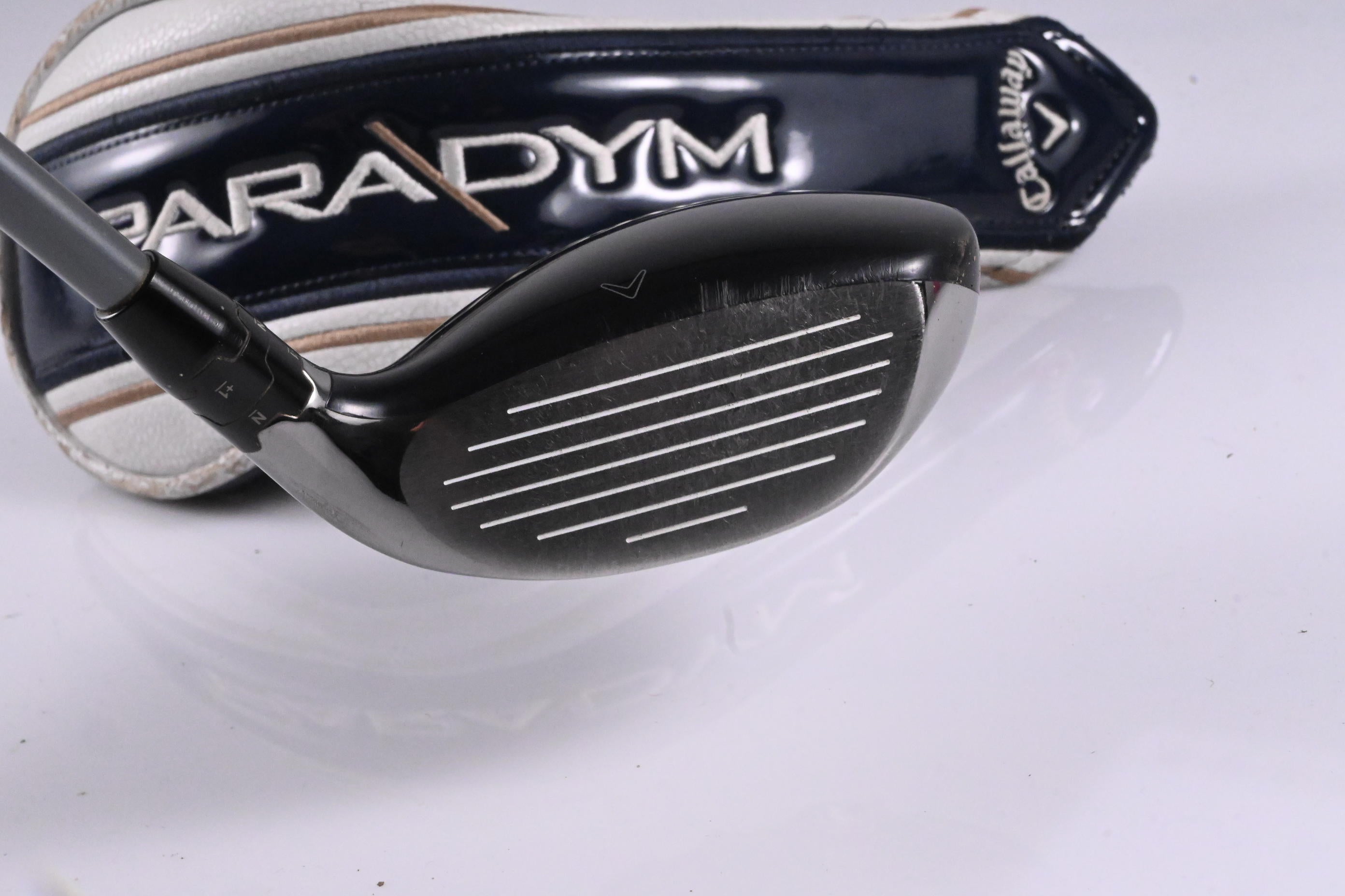 Left Hand Callaway Paradym X #4 Hybrid / 21 Degree / Stiff Flex HZRDUS Silver 75