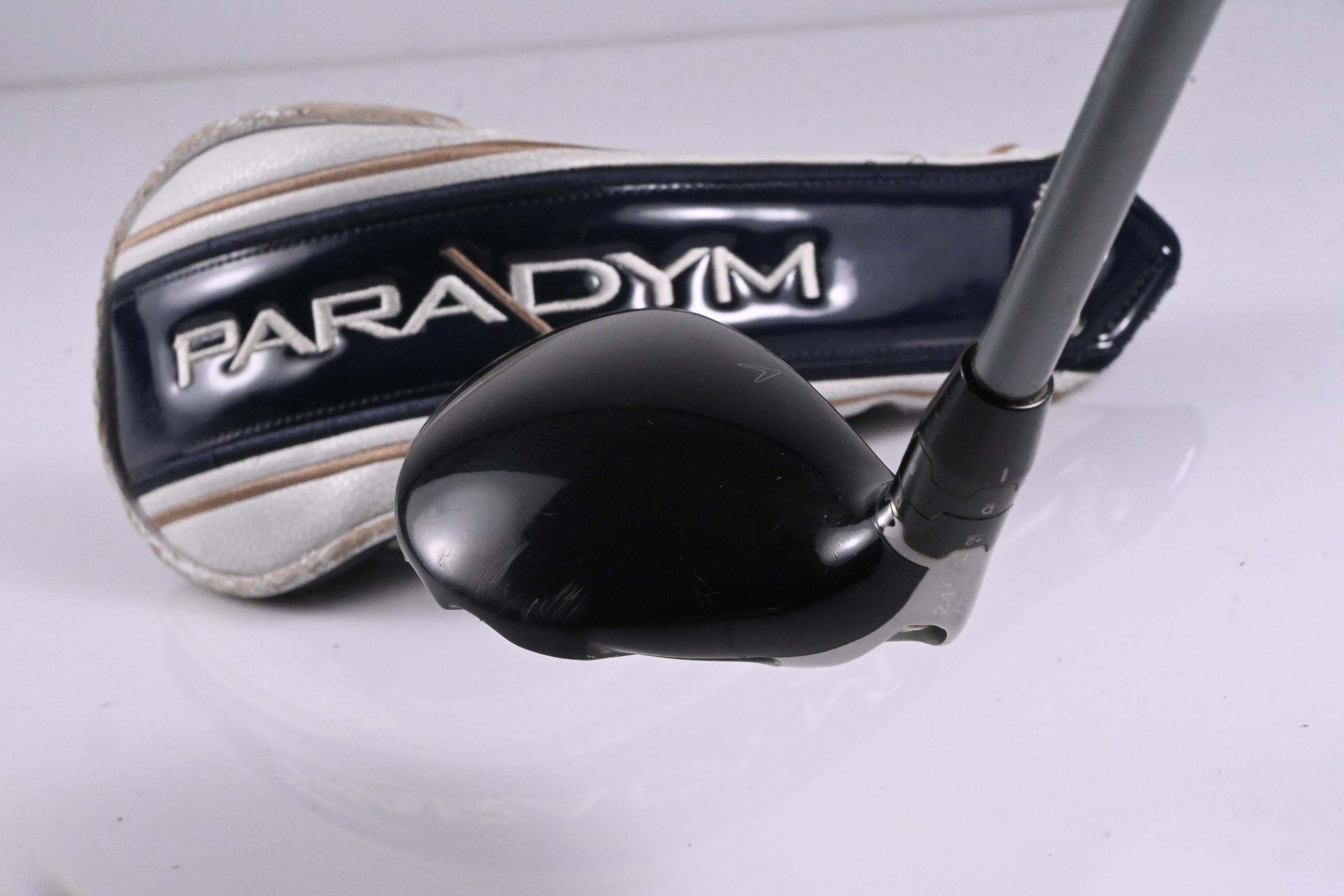 Left Hand Callaway Paradym X #4 Hybrid / 21 Degree / Stiff Flex HZRDUS Silver 75