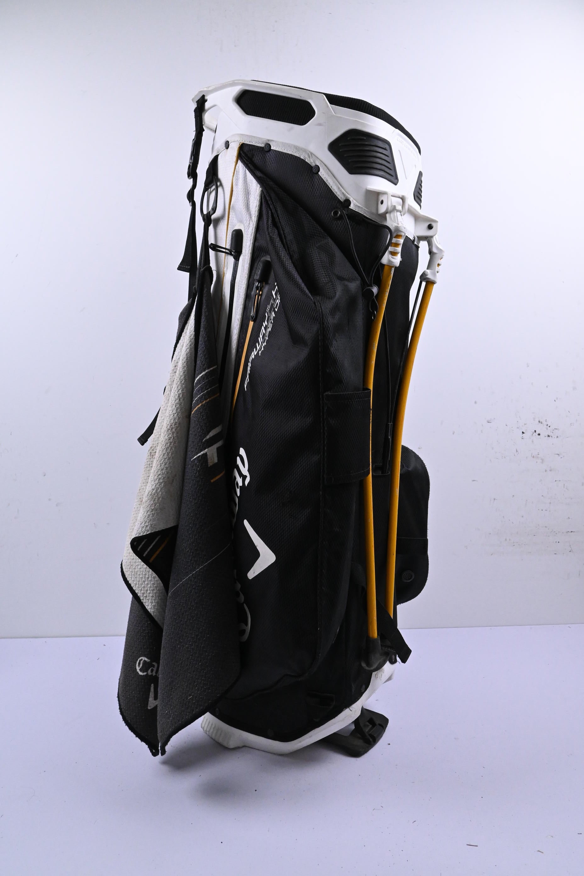 Callaway Fairway 14 HD Stand Bag / 14-Way Divider / White, Black & Gold