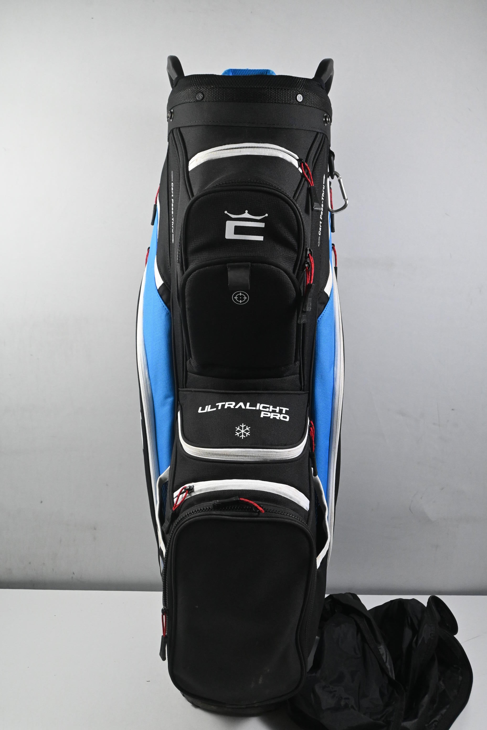 Cobra Ultralight Pro Cart Bag / 14-Way Divider / Black & Blue