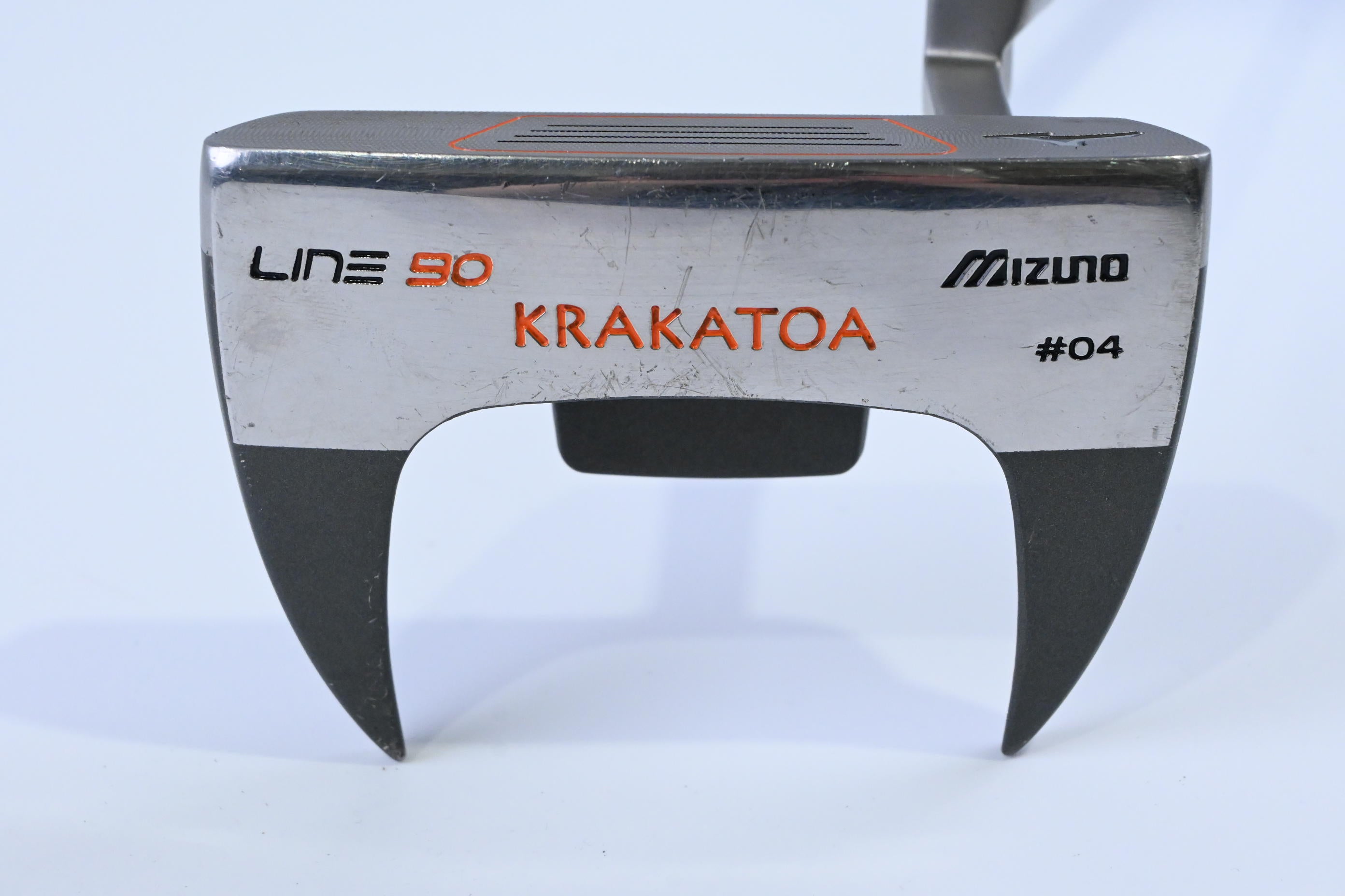 Mizuno Line 90 Orange Karkatoa Putter / 35 Inch