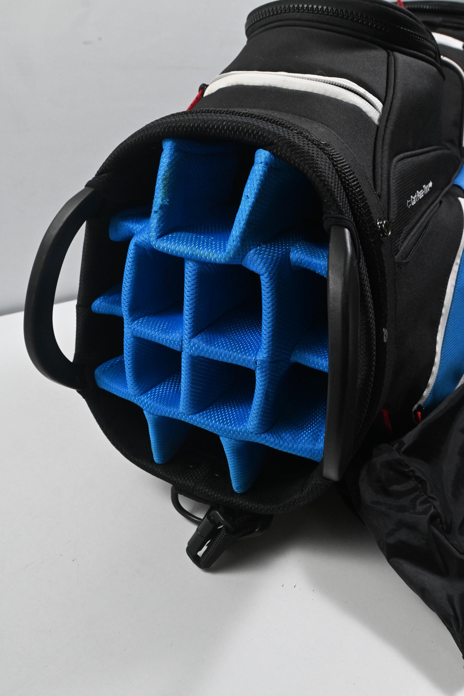 Cobra Ultralight Pro Cart Bag / 14-Way Divider / Black & Blue