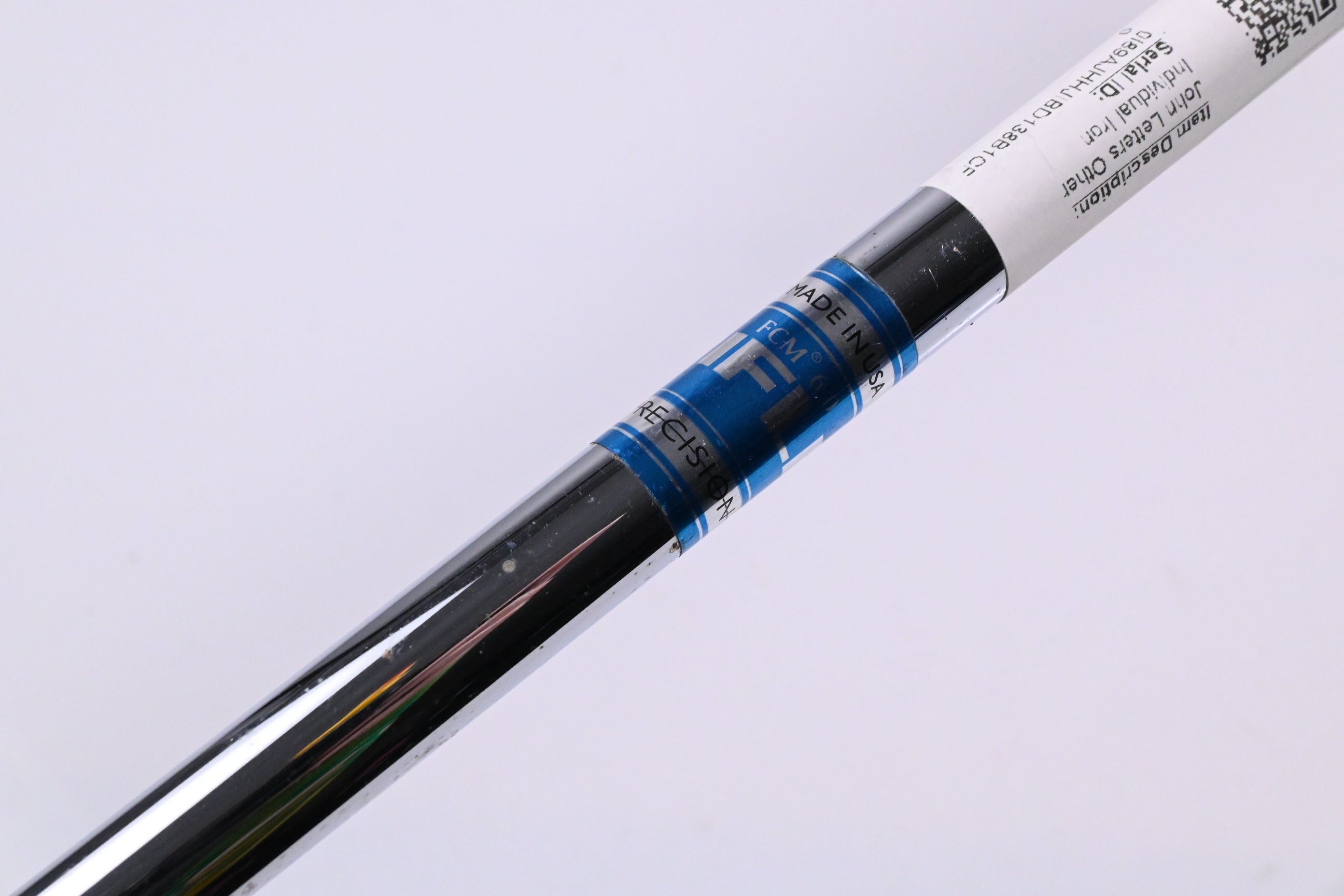 John Letters T9+ #9 Iron / Stiff Flex Precision Rifle FCM Shaft