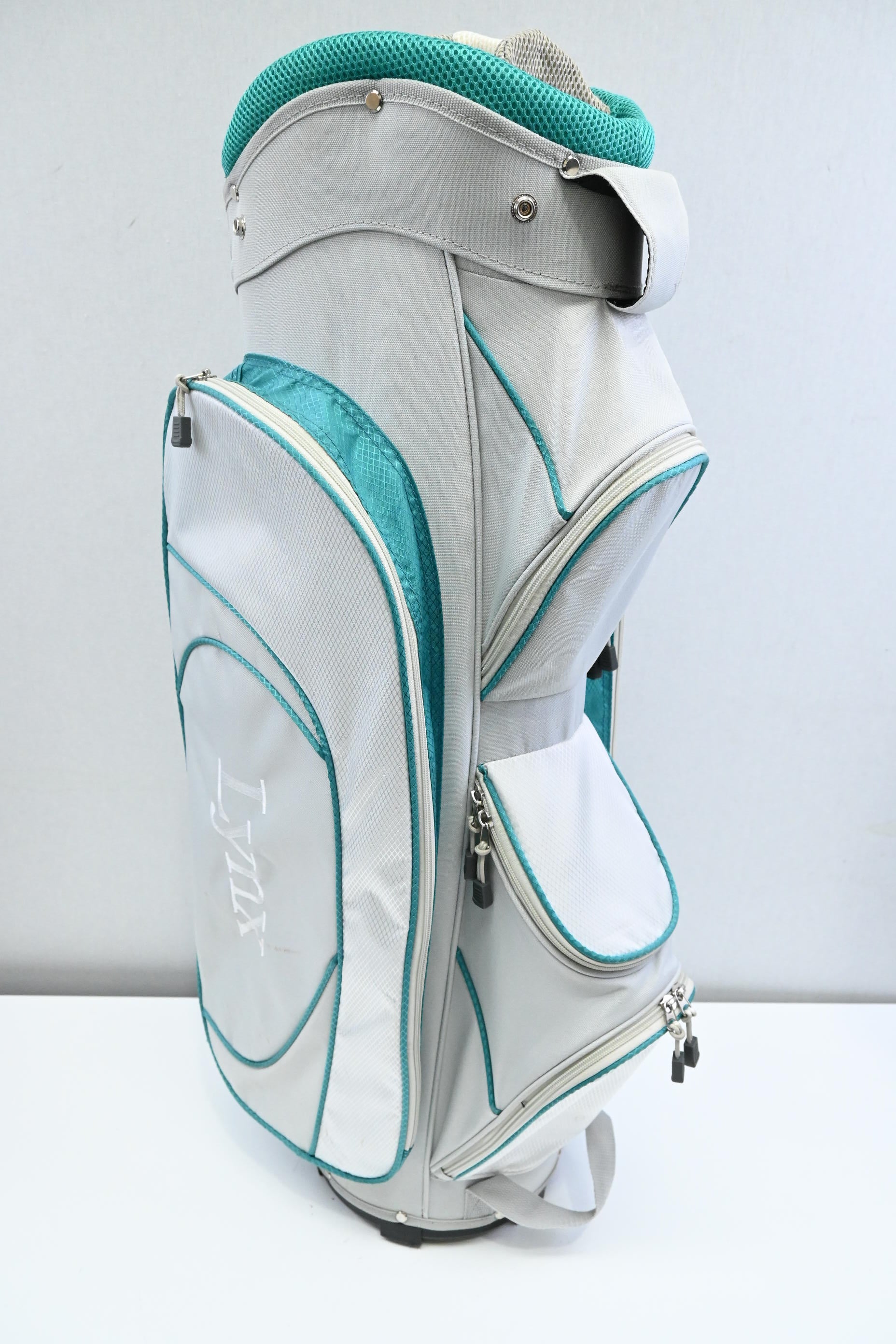 Lynx Cart Bag / 7-Way Divider / Silver, Turquoise