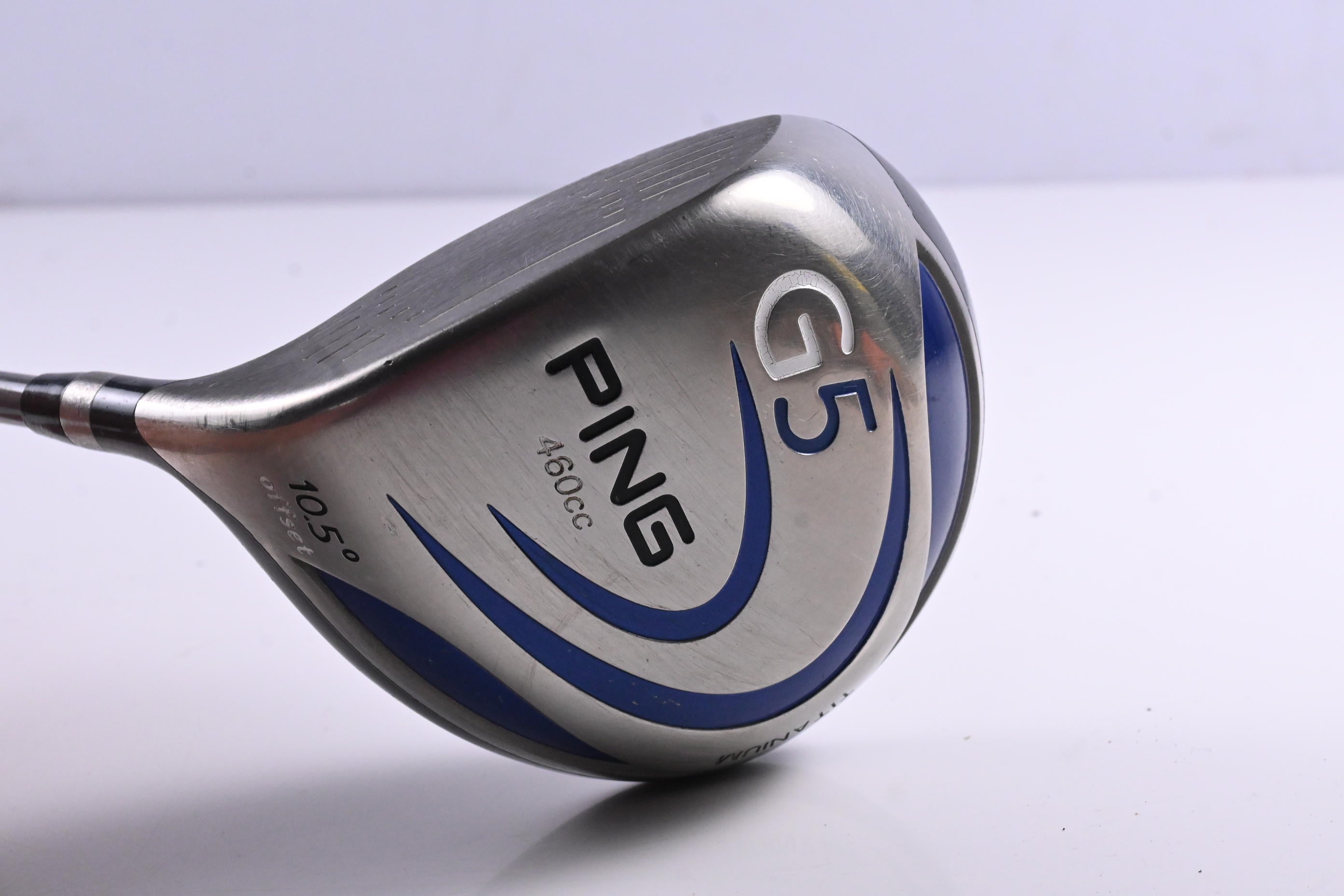 Left Hand Ping G5 Driver / 10.5 Degree / Regular Flex Ping TFC 100 Shaft