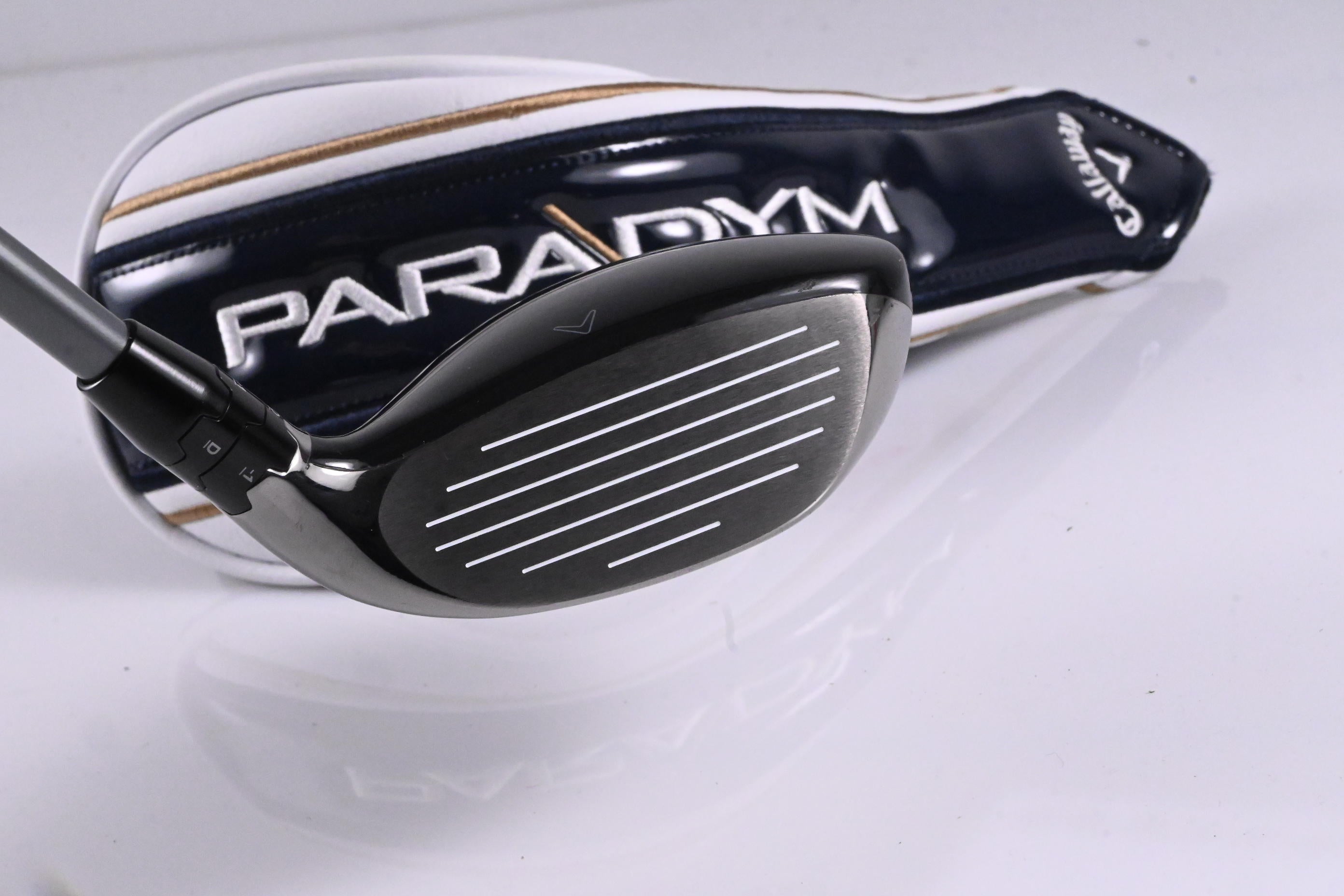 Left Hand Callaway Paradym X #4 Hybrid / 21 Degree / Stiff Flex HZRDUS Silver 75