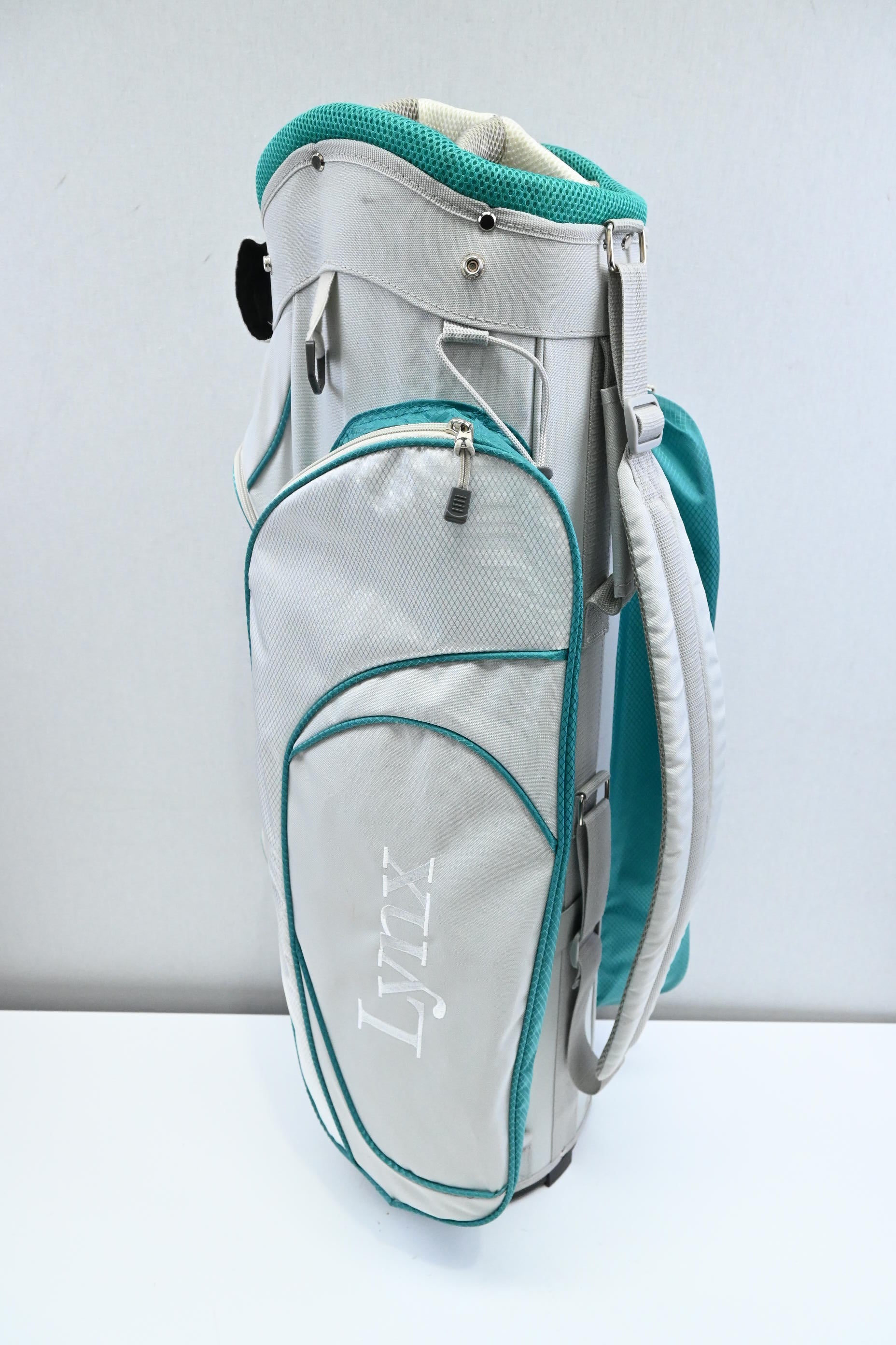 Lynx Cart Bag / 7-Way Divider / Silver, Turquoise