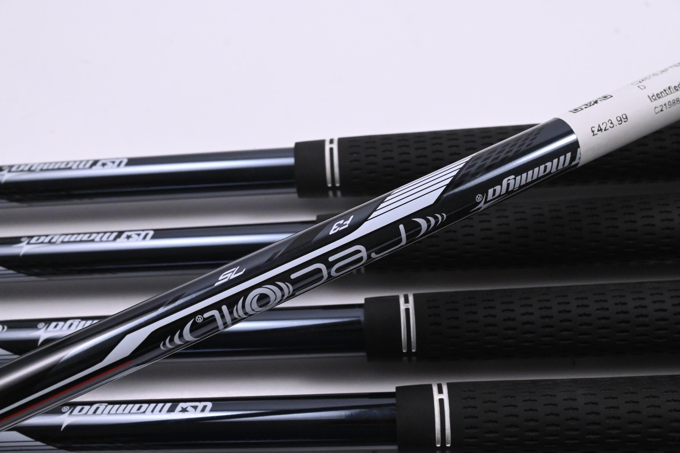 Left Hand Callaway Paradym Irons / 5-PW / Regular Flex UST Mamiya Recoil Dart 75