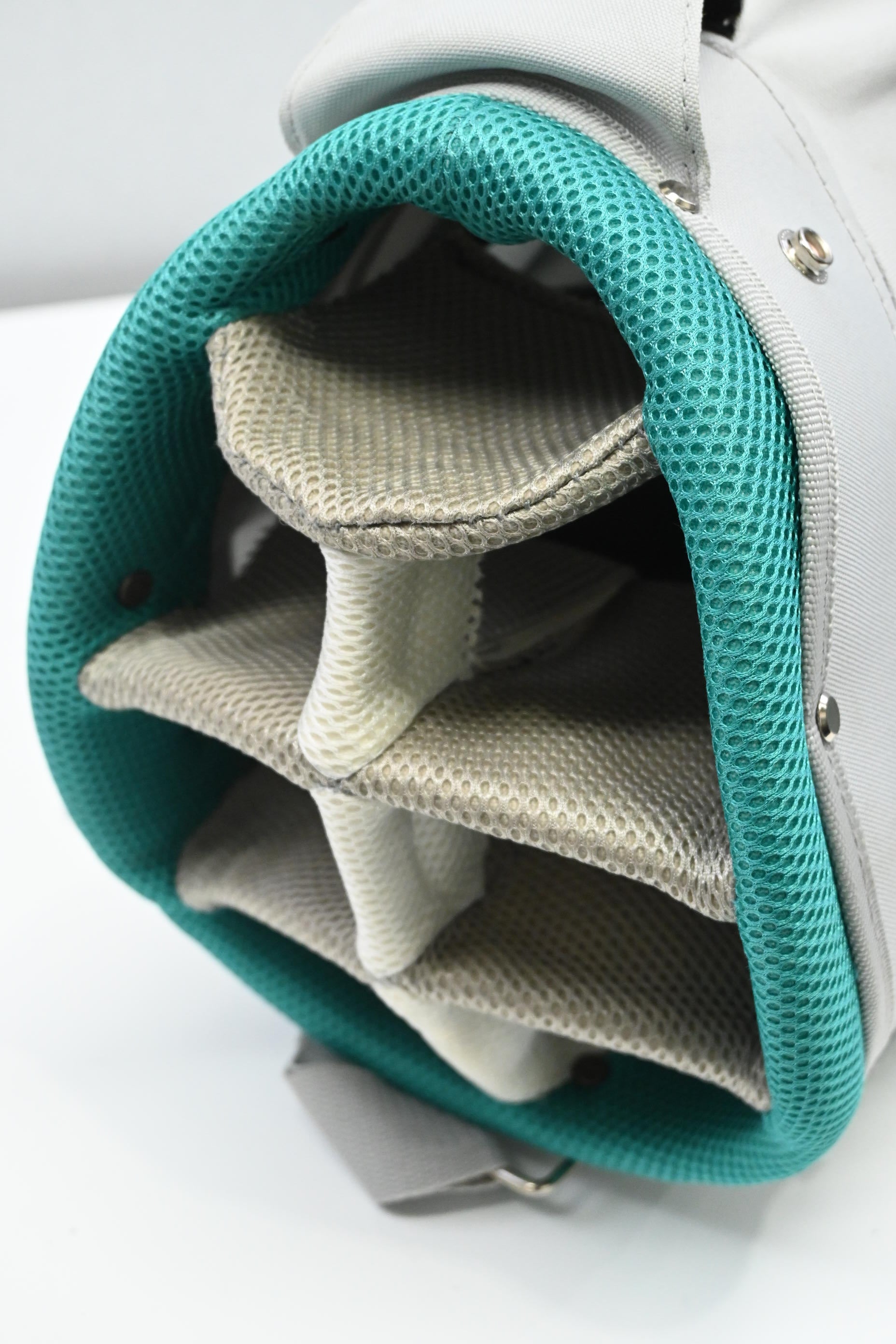 Lynx Cart Bag / 7-Way Divider / Silver, Turquoise