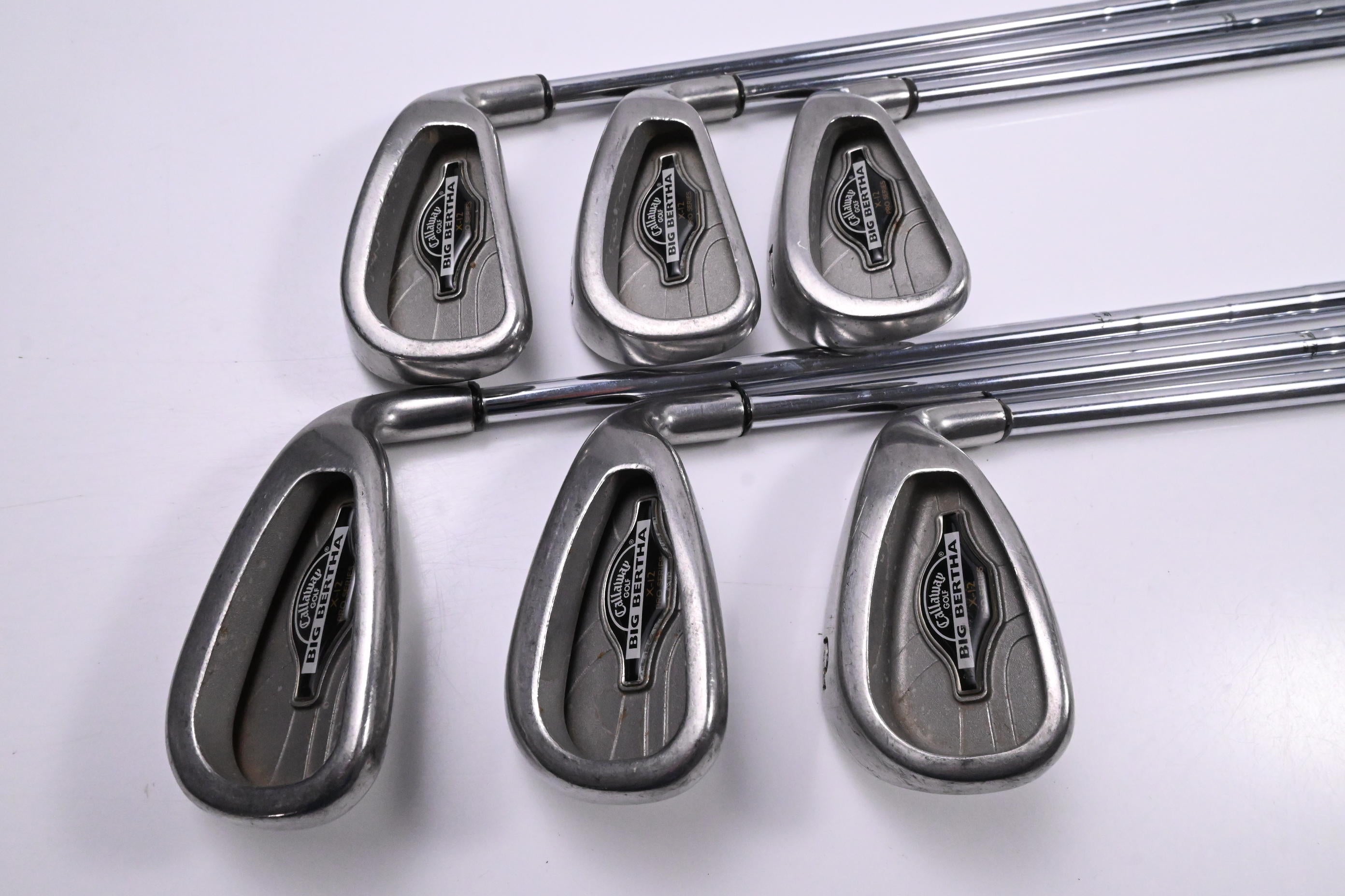 Callaway X-12 Irons / 5-PW / Stiff Flex Steel Shafts