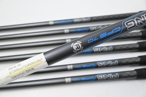 Ping G Series Irons / 5-PW+SW / Yellow Dot / Regular Flex Ping CFS 70 Shafts