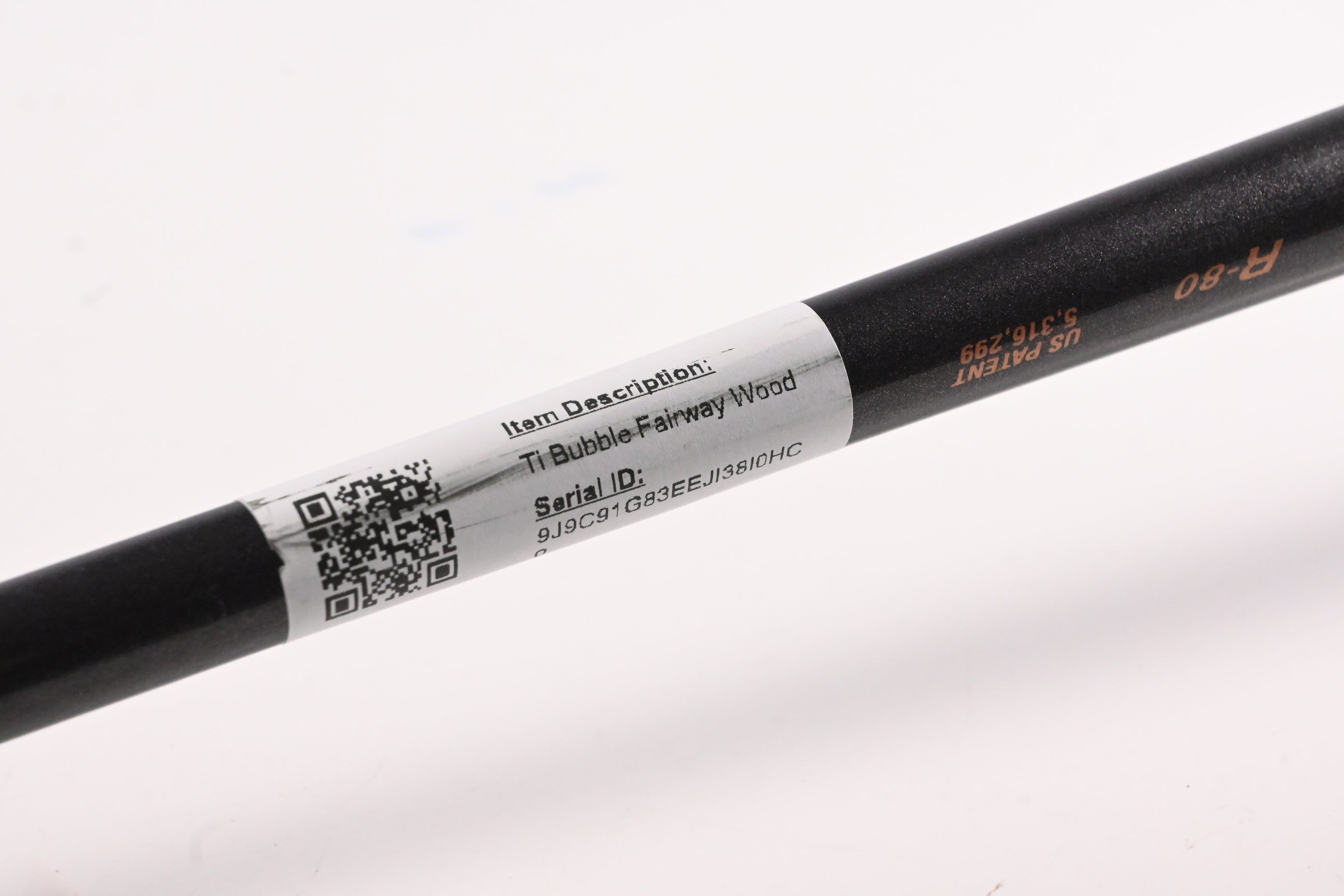 Taylormade Ti Bubble 2 #5 Wood / 19 Degree / Regular Flex Bubble 2 80 Shaft