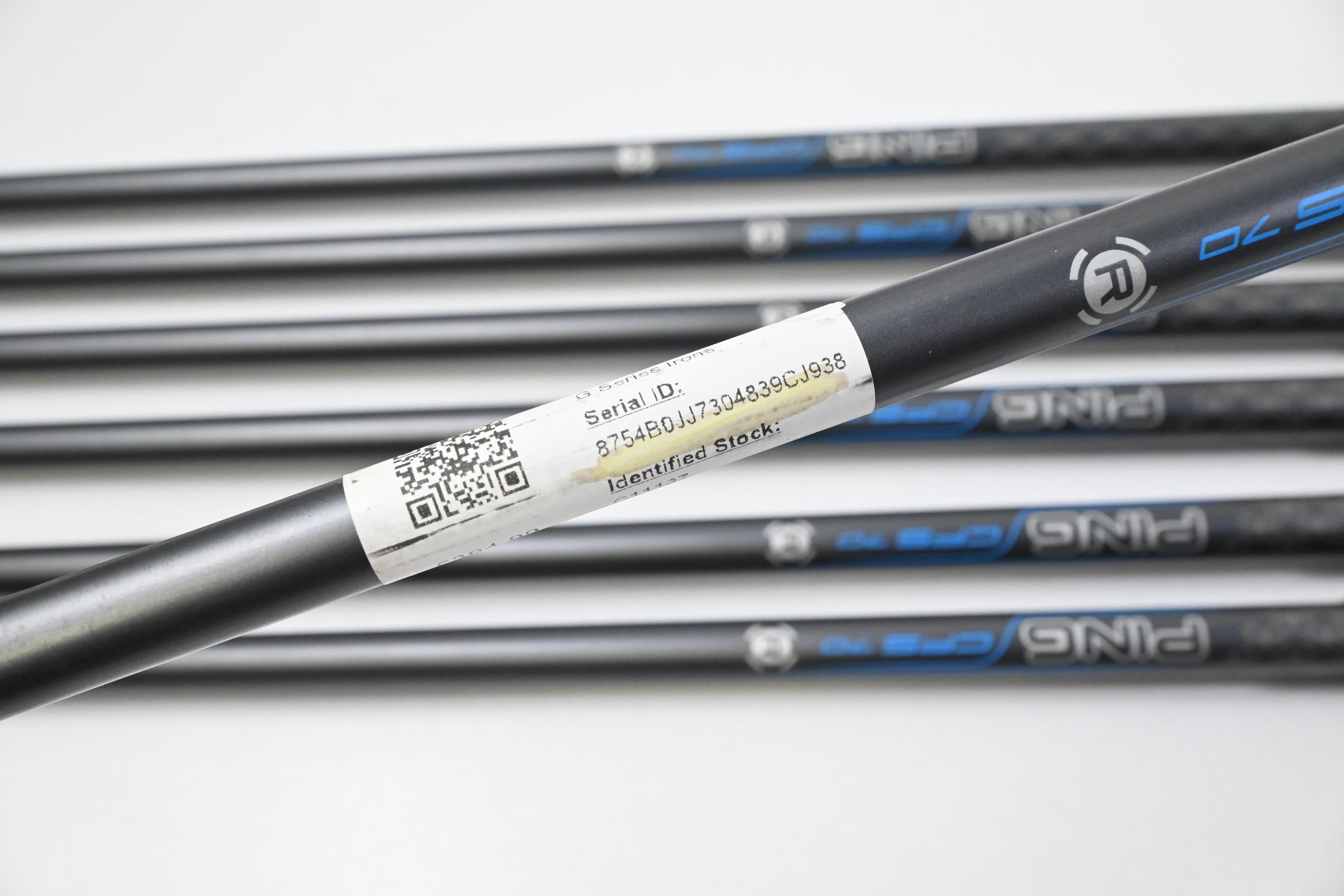 Ping G Series Irons / 5-PW+SW / Yellow Dot / Regular Flex Ping CFS 70 Shafts