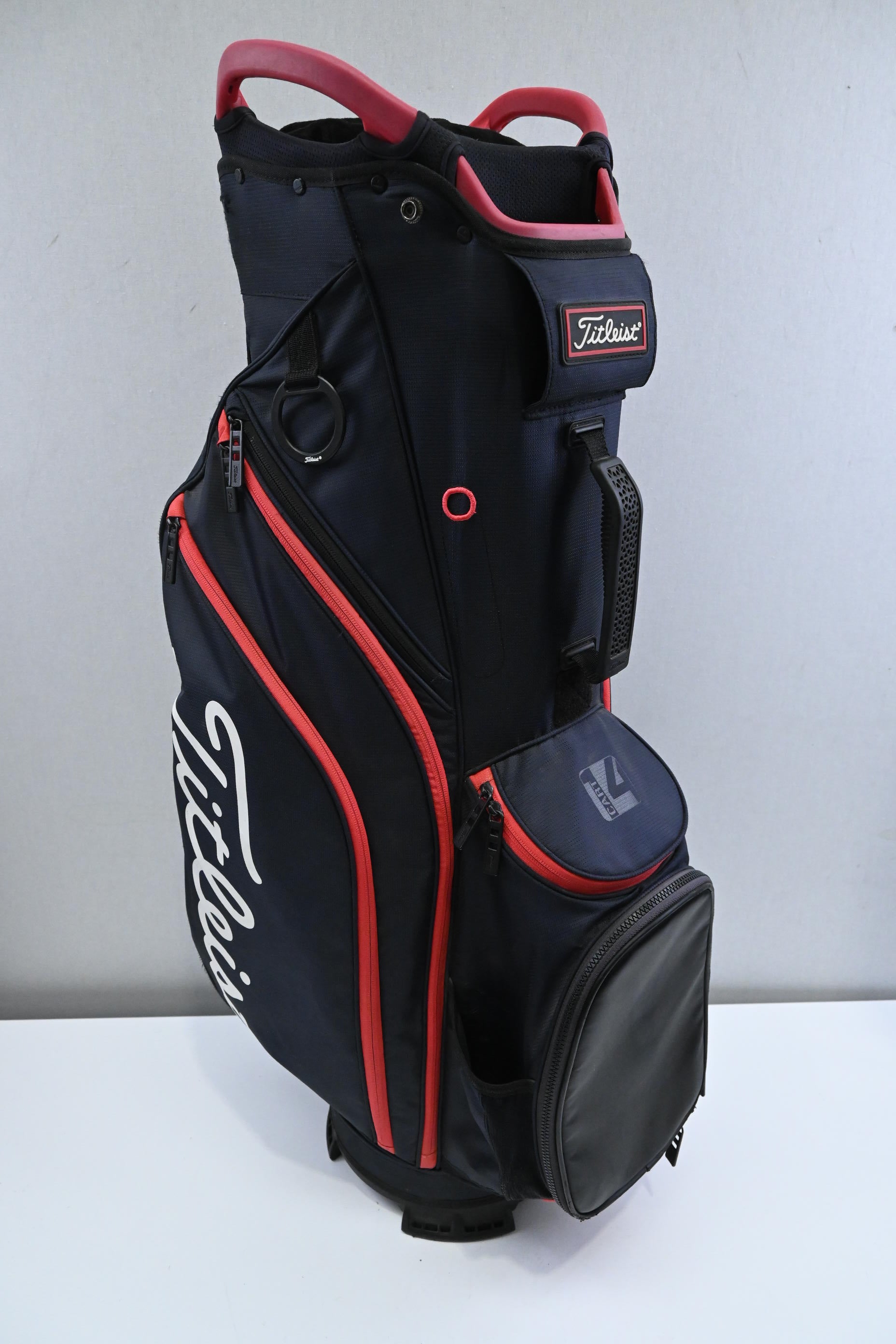 Titleist Cart Bag / 14-Way Divider / Black , Red