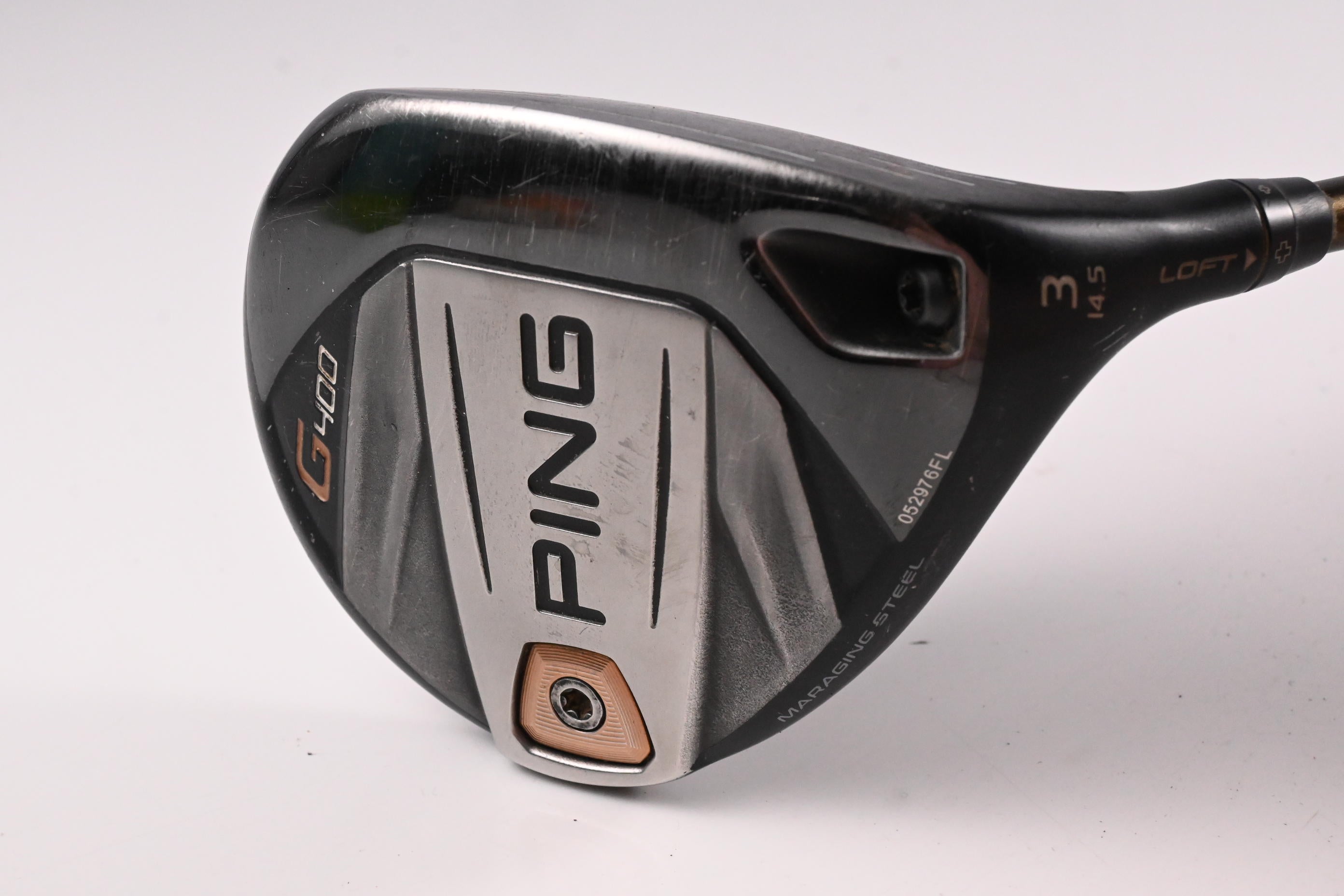 Ping G400 #3 Wood / 14.5 Degree / Regular Flex Ping Alta CB 65 Shaft