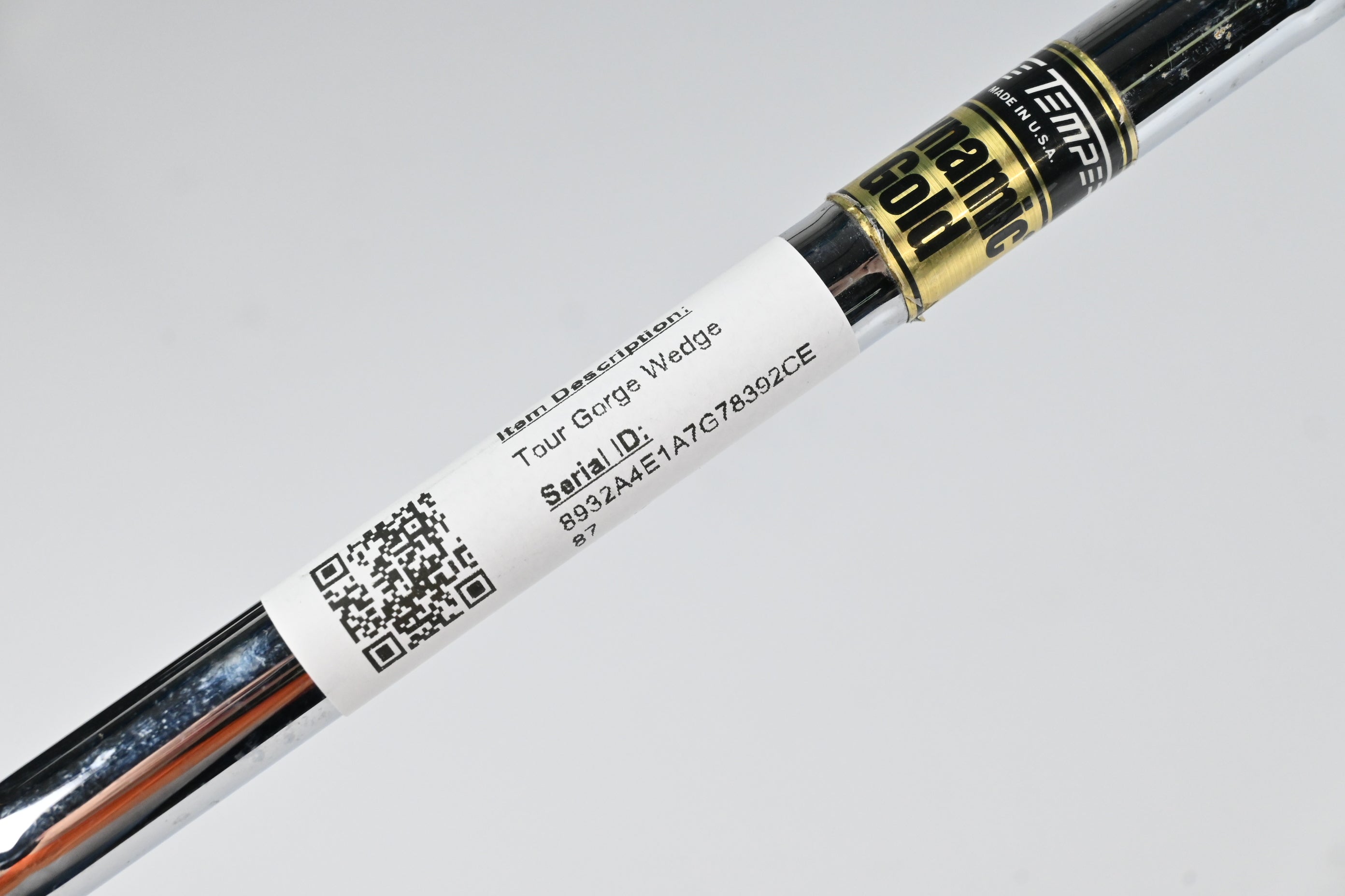 Ping Tour Gorge Lob Wedge / 58 Degree / Yellow Dot / Stiff Flex Dynamic Gold