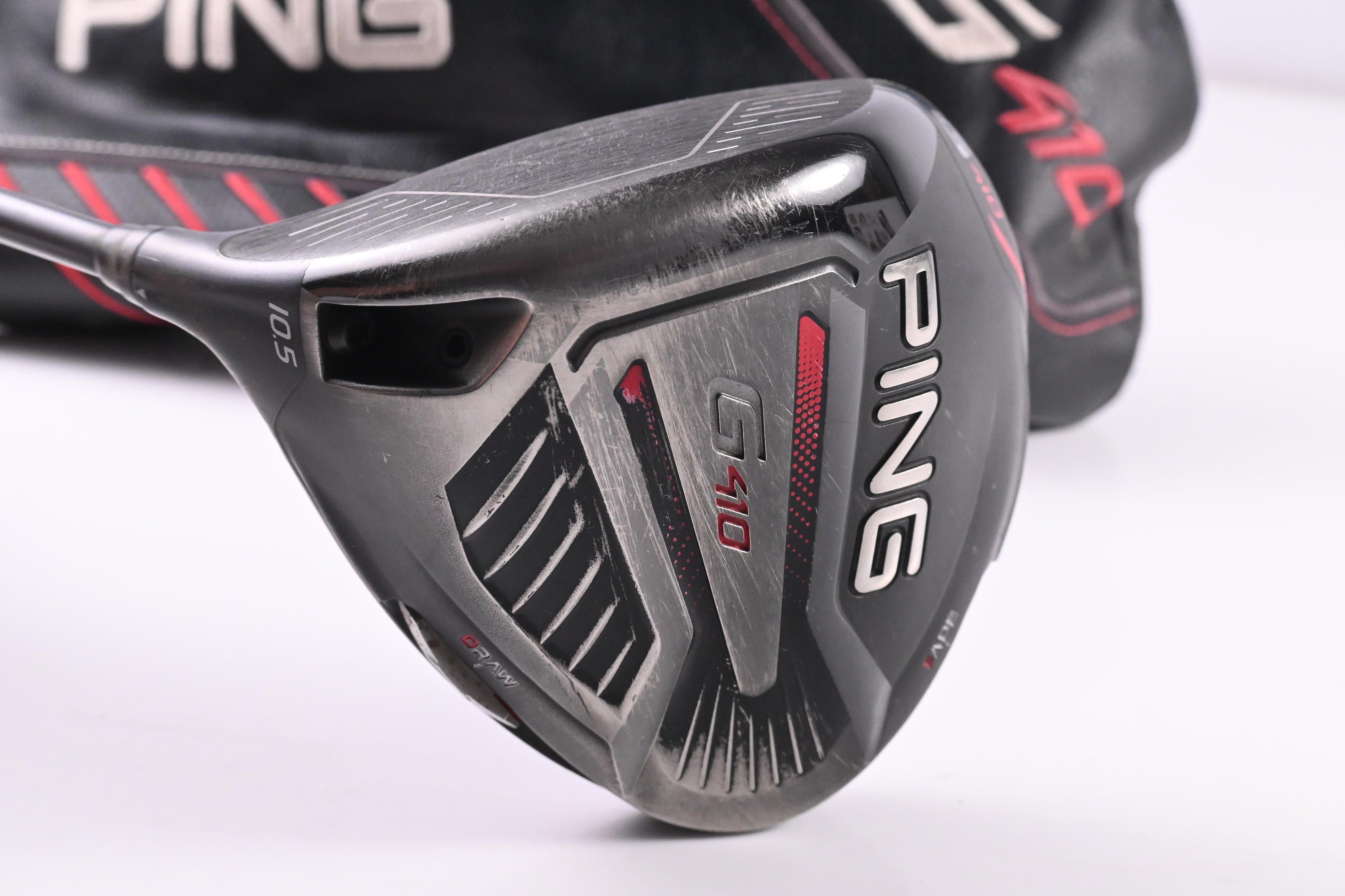 Left Hand Ping G410 Plus Driver / 10.5 Degree / Senior Flex Ping Alta CB Red 55 Shaft