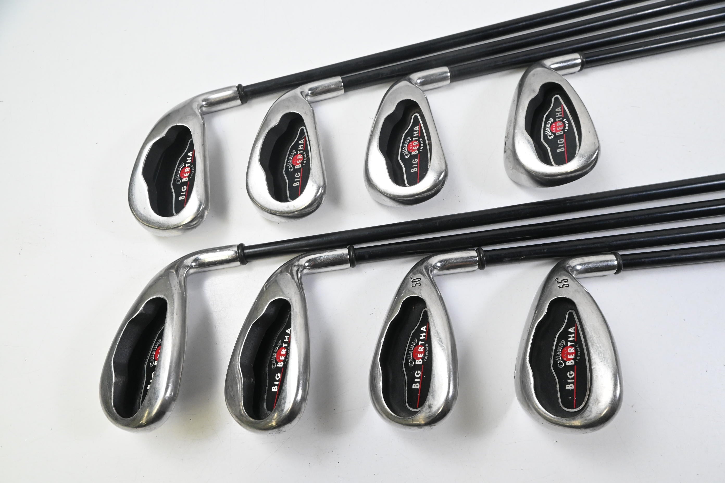 Callaway Big Bertha 2004 Irons / 5-PW+GW+SW / Regular Flex RCH 75i Shafts