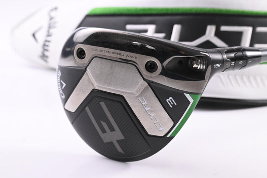 Callaway Elyte #3 Wood / 15 Degree / Stiff Flex Denali Charcoal 70 Shaft