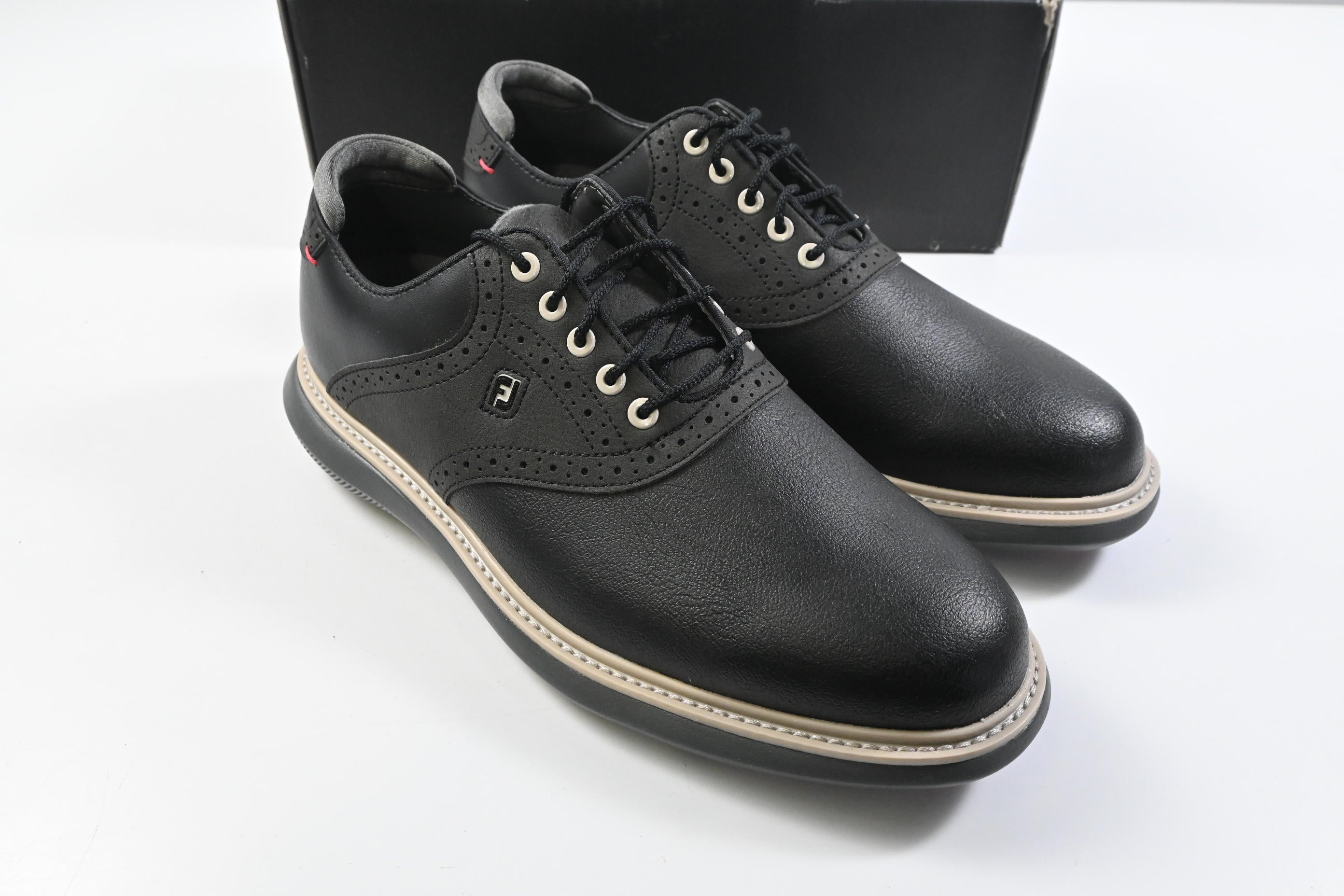 FootJoy Traditions Golf Shoes / Size UK 7.5 / Black, Grey