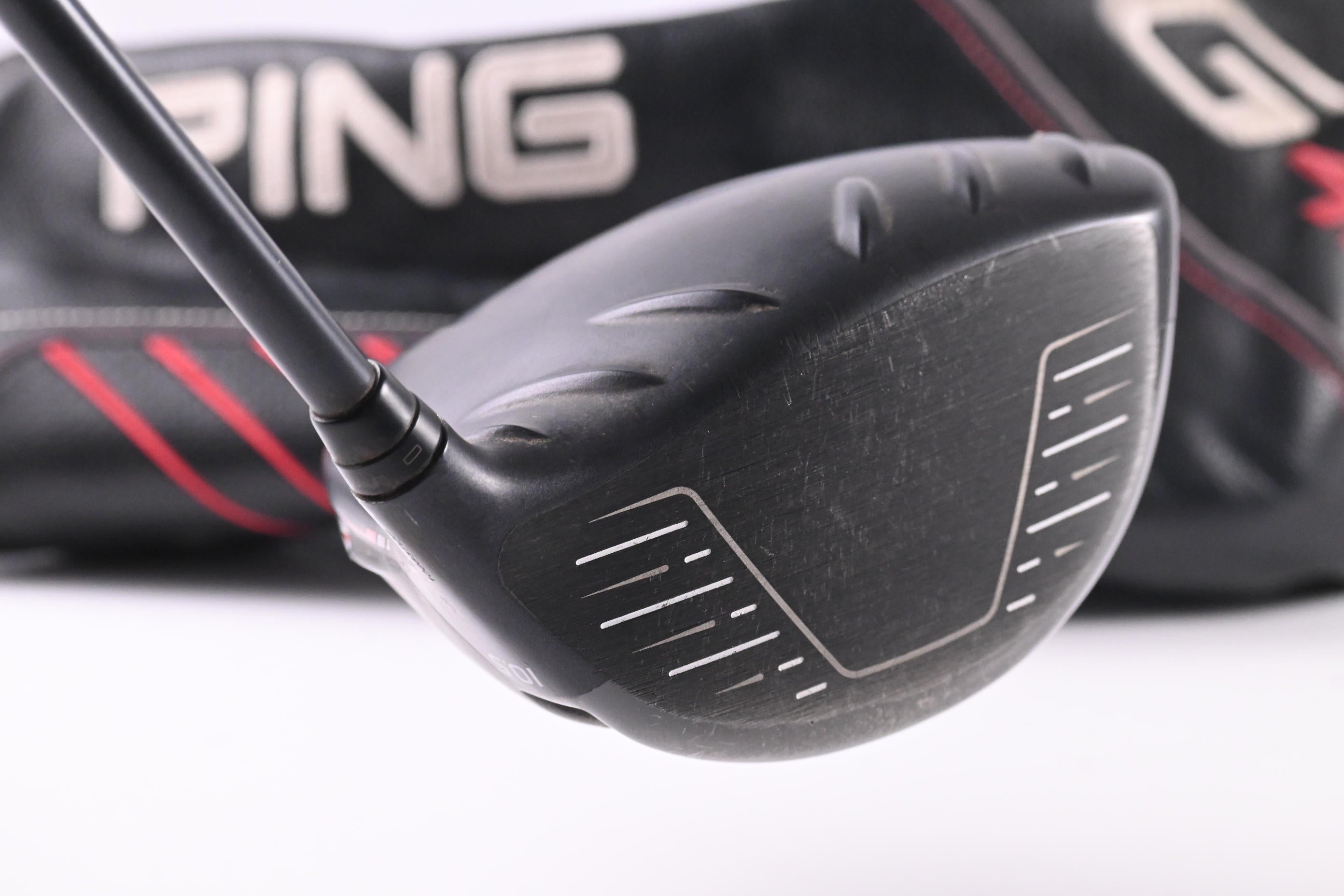 Left Hand Ping G410 Plus Driver / 10.5 Degree / Senior Flex Ping Alta CB Red 55 Shaft