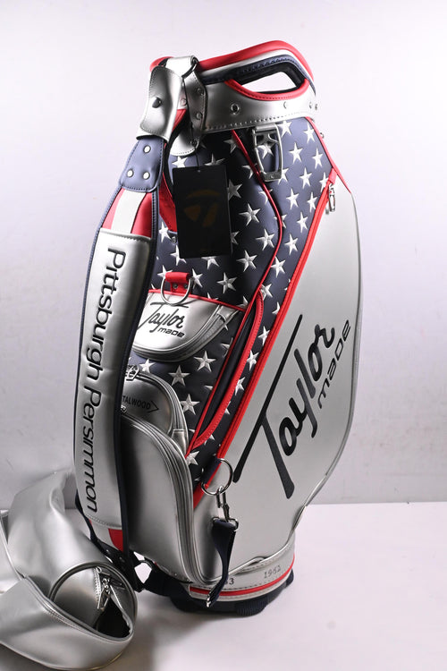 Taylormade Summer Commemorative 2025 Staff Bag / 6-Way Divider / Silver, Navy