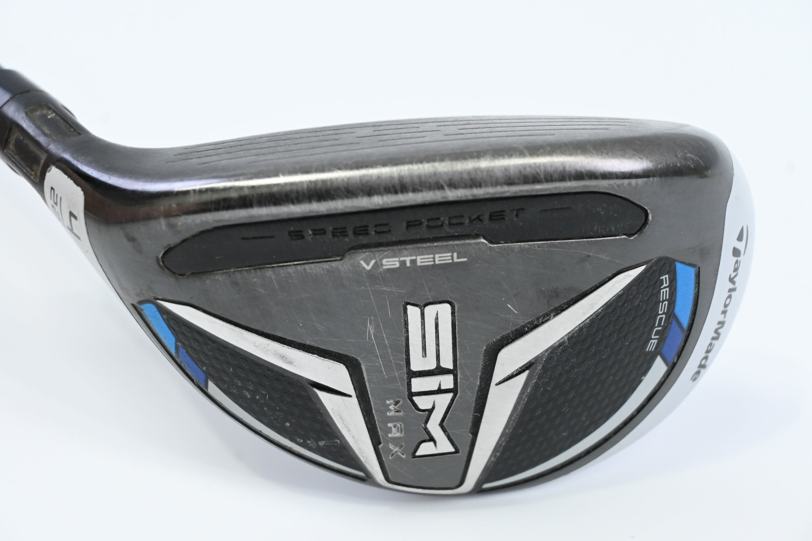 Left Hand Taylormade SIM Max #4 Hybrid / 22 Degree / Regular Flex Ventus Blue 6