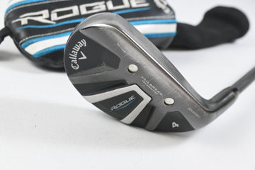 Callaway Rogue #4 Hybrid / 21 Degree / Stiff Flex Aldila RIP Phenom 85 Shaft