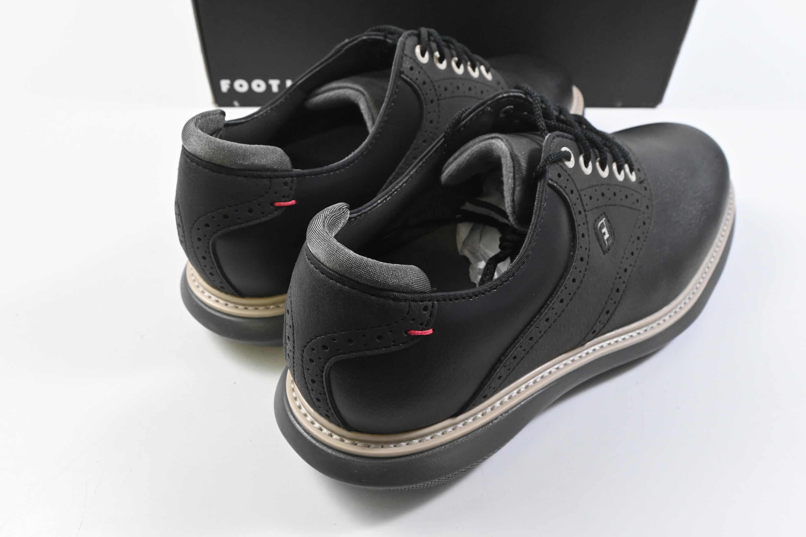 FootJoy Traditions Golf Shoes / Size UK 7.5 / Black, Grey