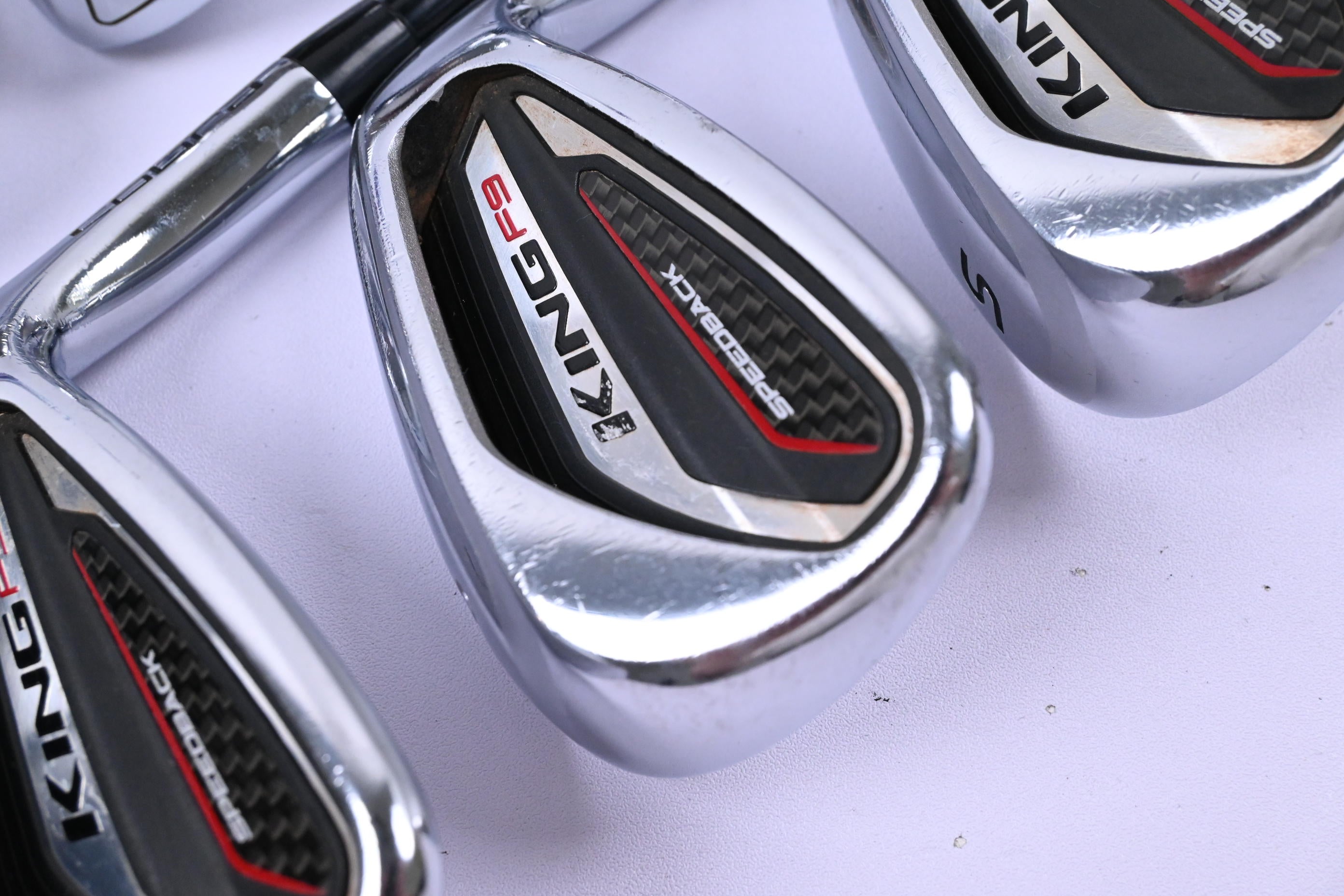 Cobra King F9 Irons / 6-PW+SW / Senior Flex Fujikura Atmos 6 Shaft