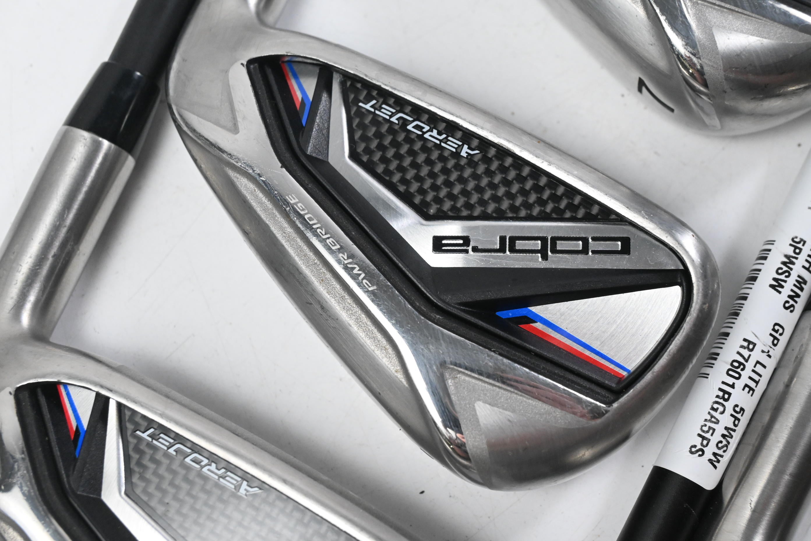 Cobra Aerojet Irons / 5-PW+SW / Senior Flex KBS PGI 65 Shafts