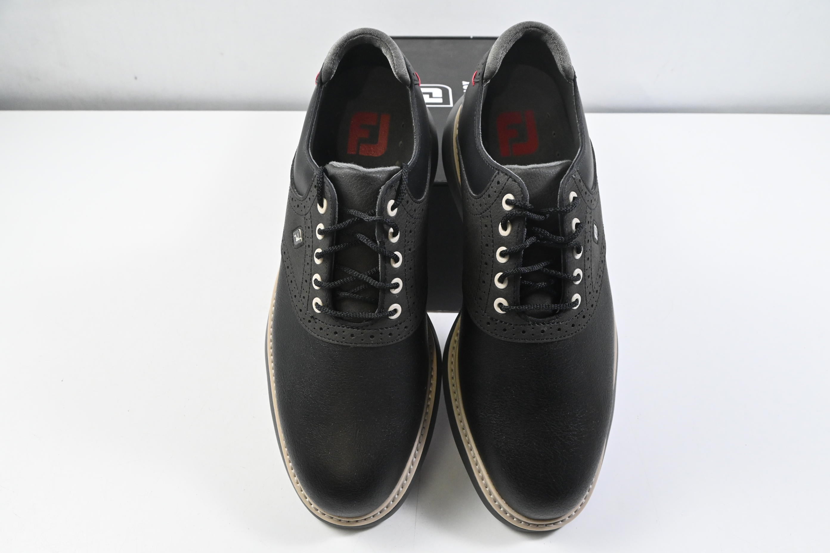 FootJoy Traditions Golf Shoes / Size UK 7.5 / Black, Grey